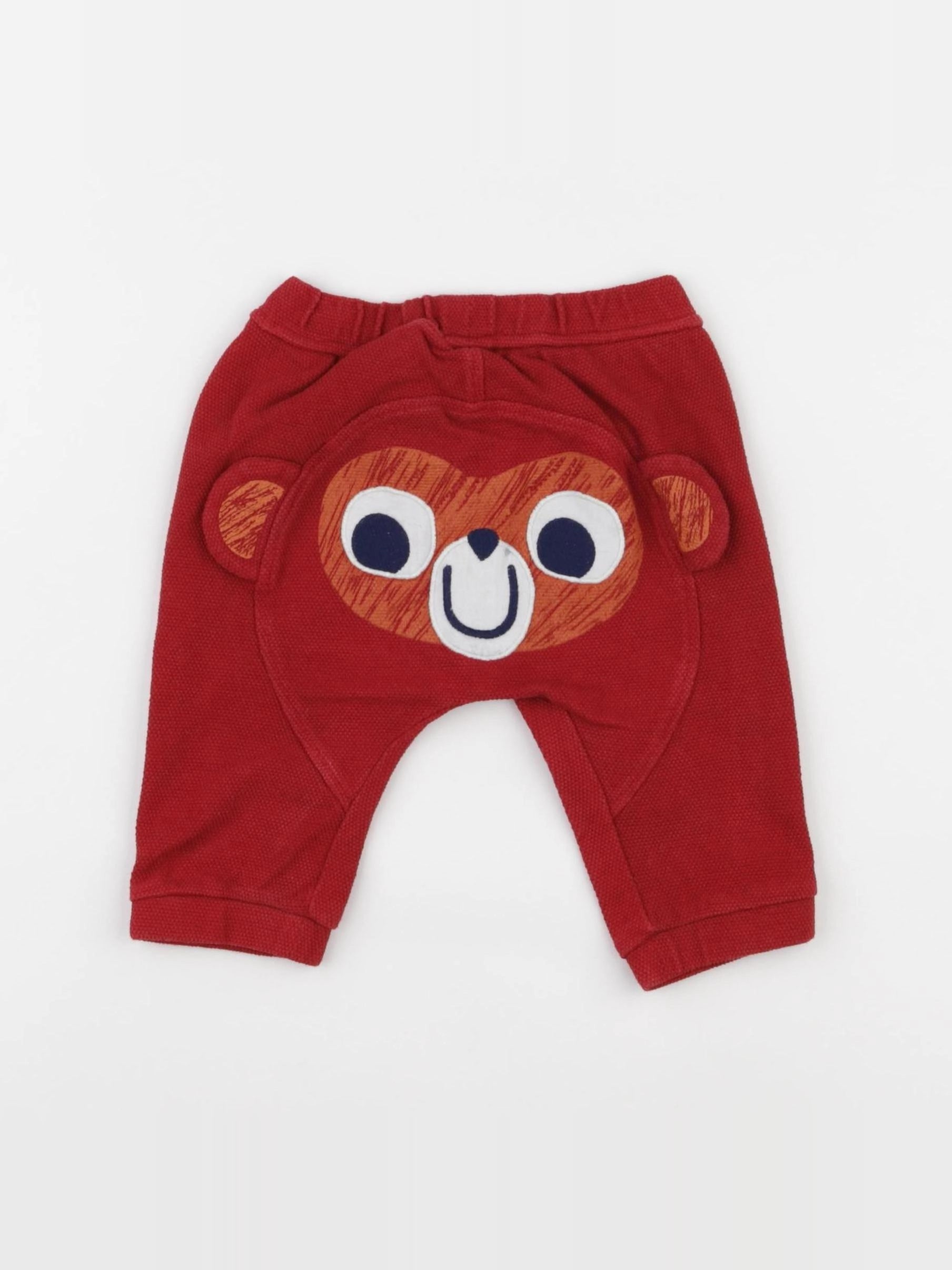 DPAM - pantalon rouge - 6 mois