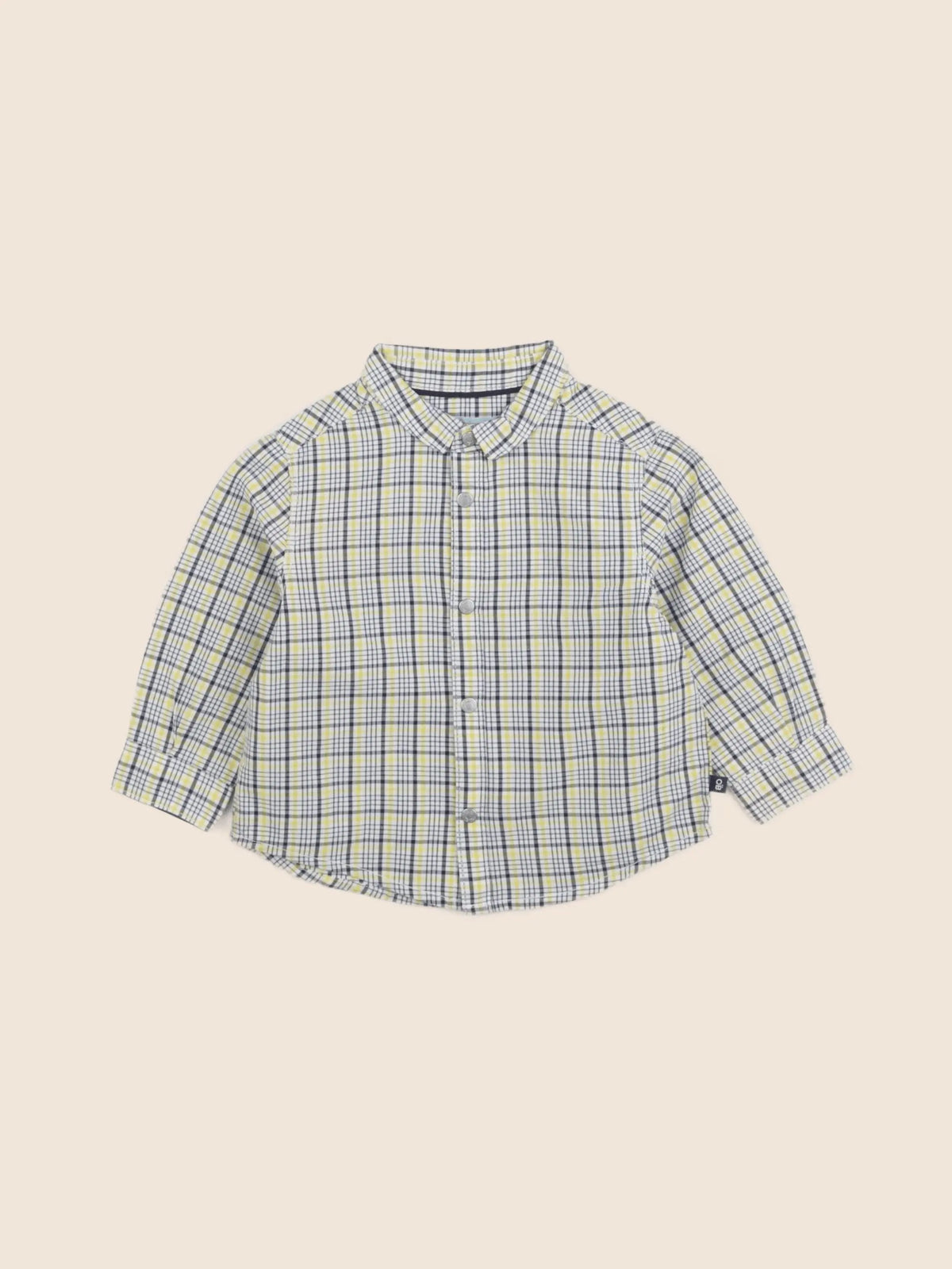 Obaïbi - chemise jaune - 12 mois