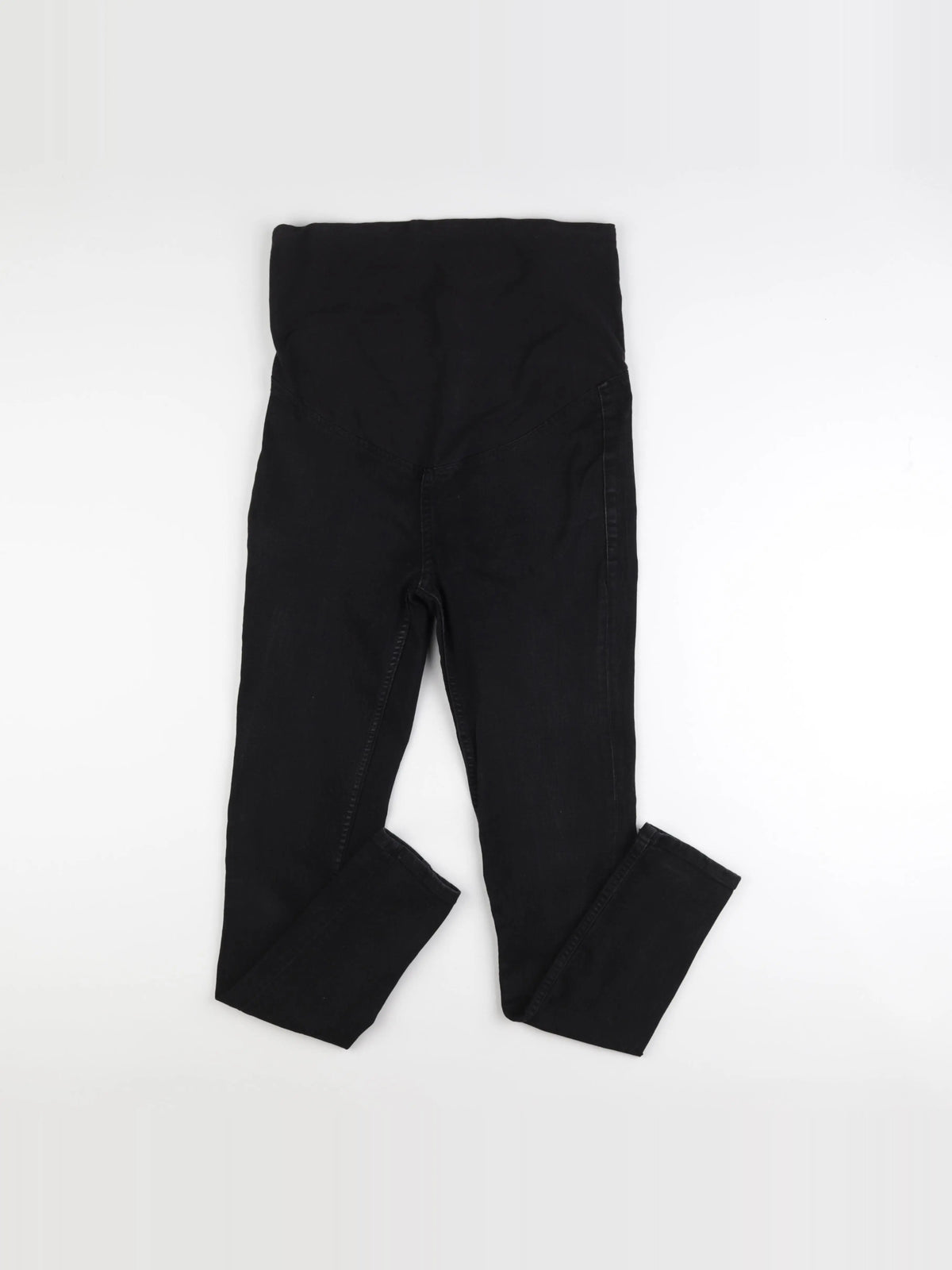 H&M - jean grossesse noir - M