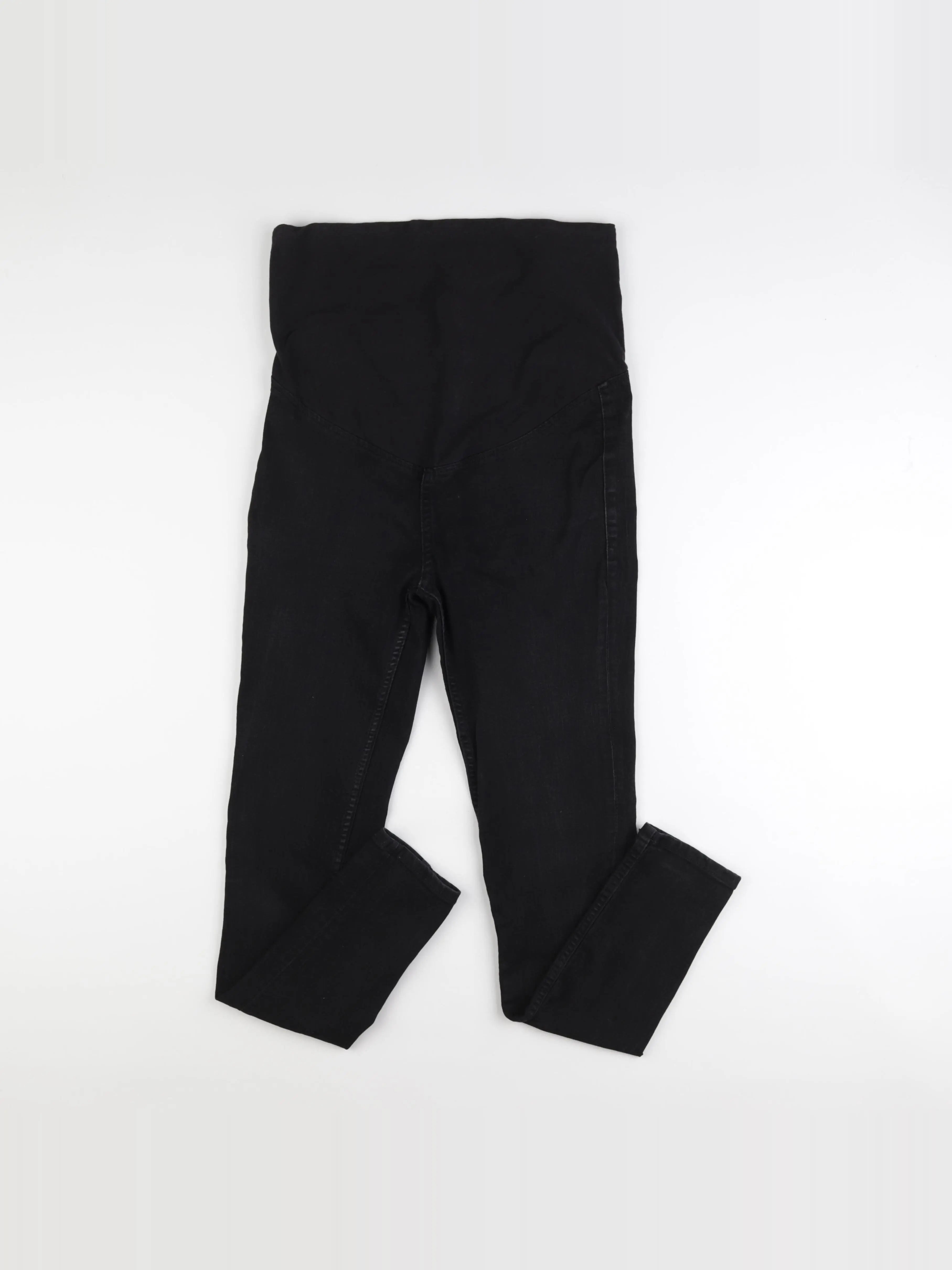 H&M - jean grossesse noir - M