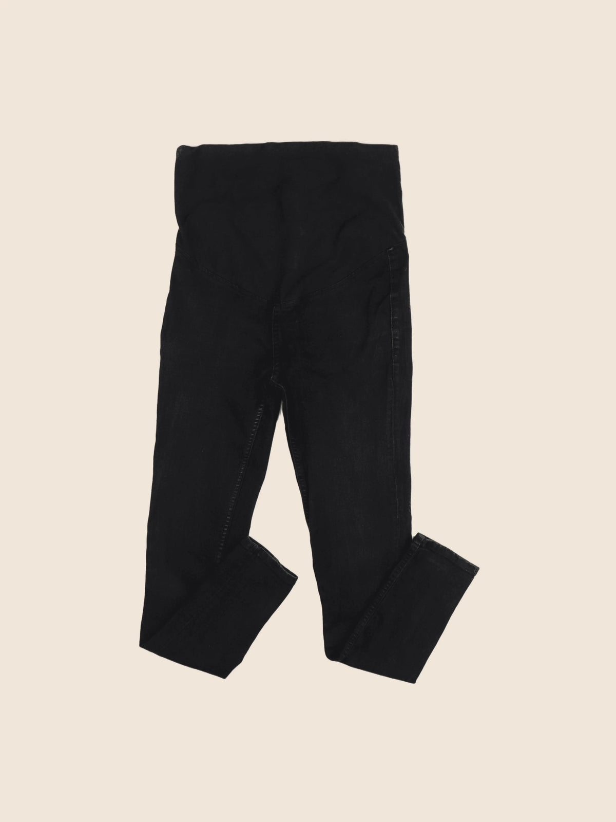 H&M - jean grossesse noir - M