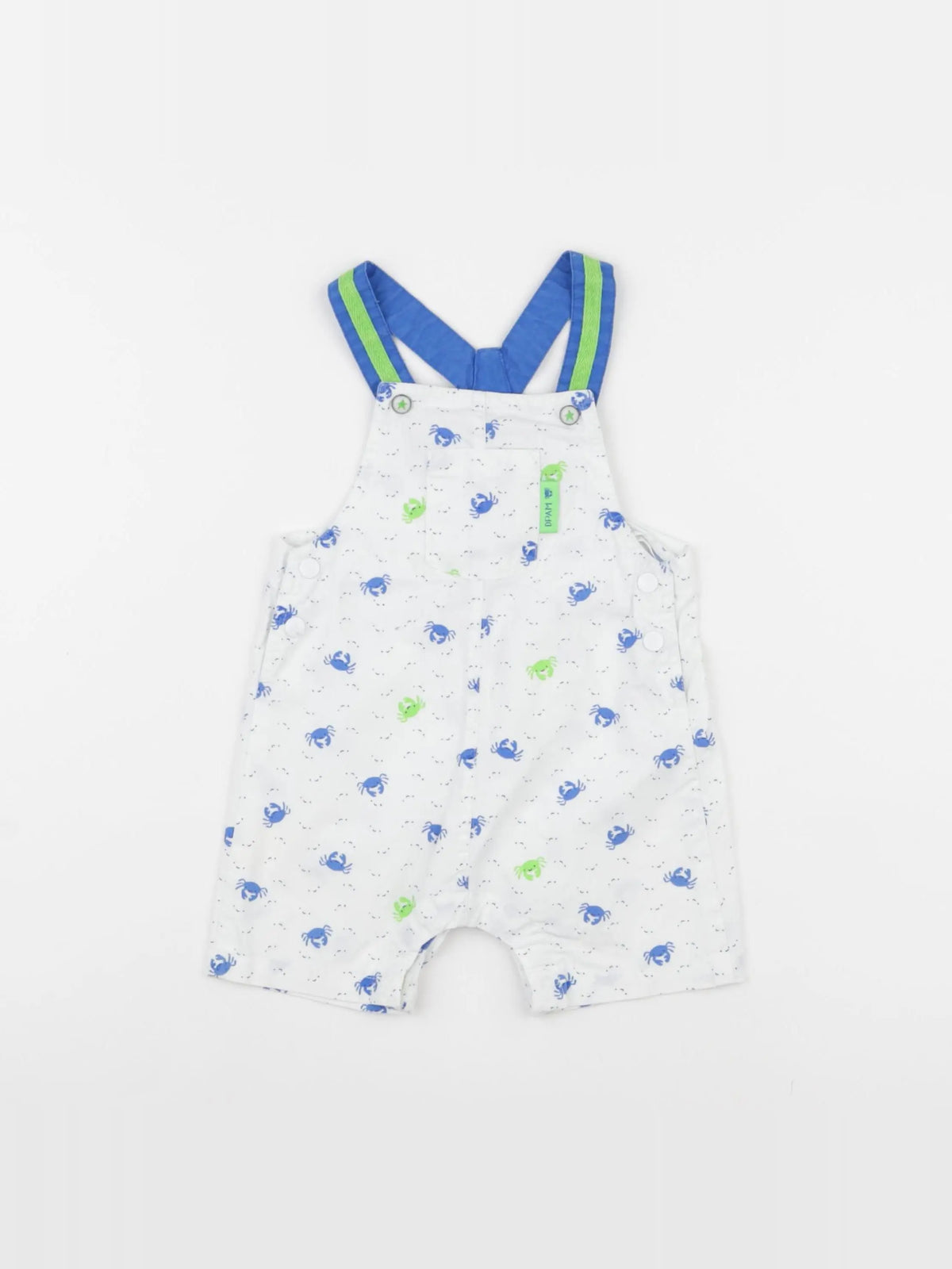 DPAM - salopette blanc - 6 mois