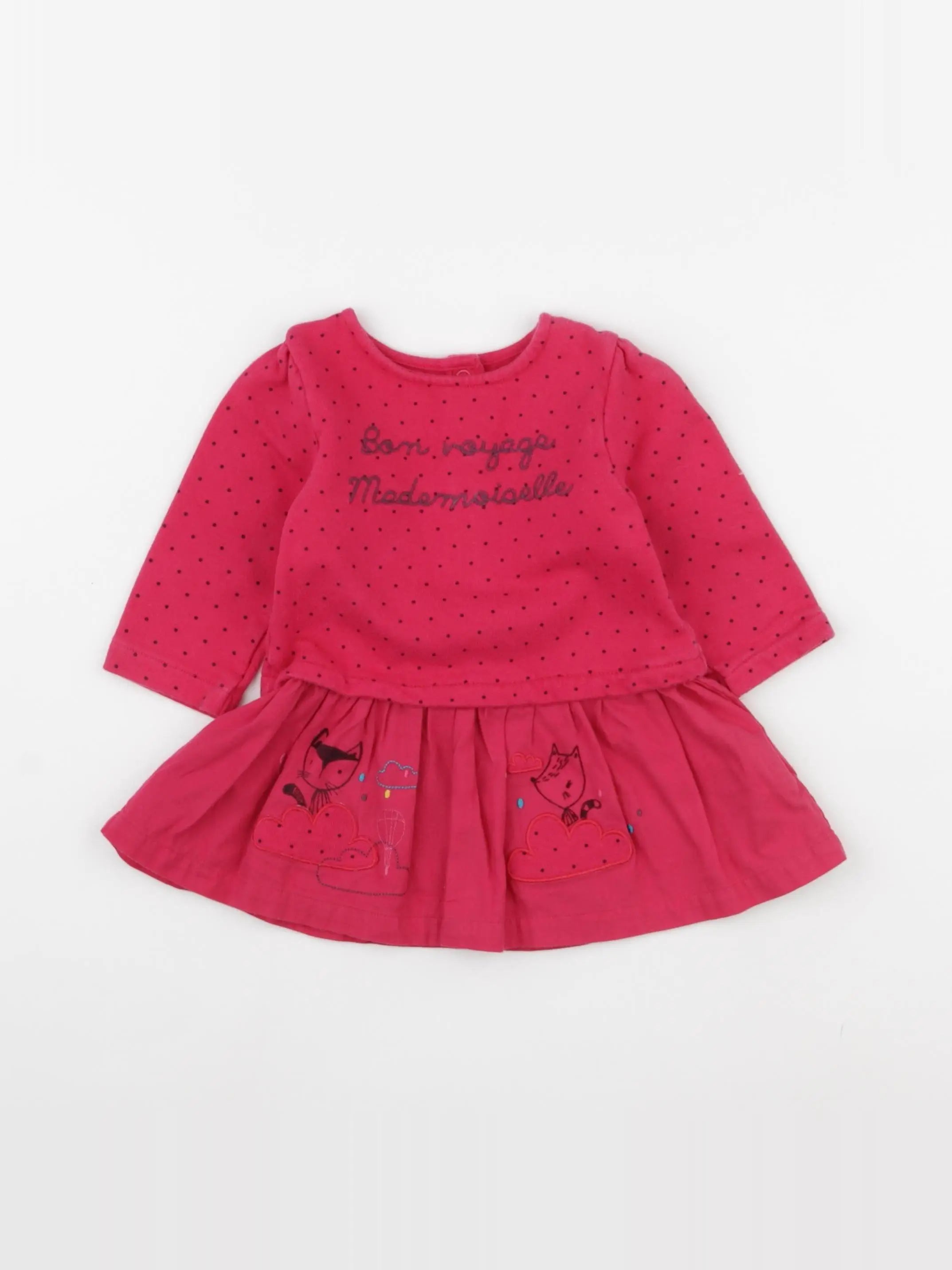 DPAM - robe rose - 6 mois