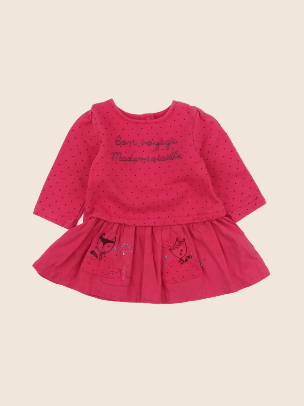 DPAM - robe rose - 6 mois