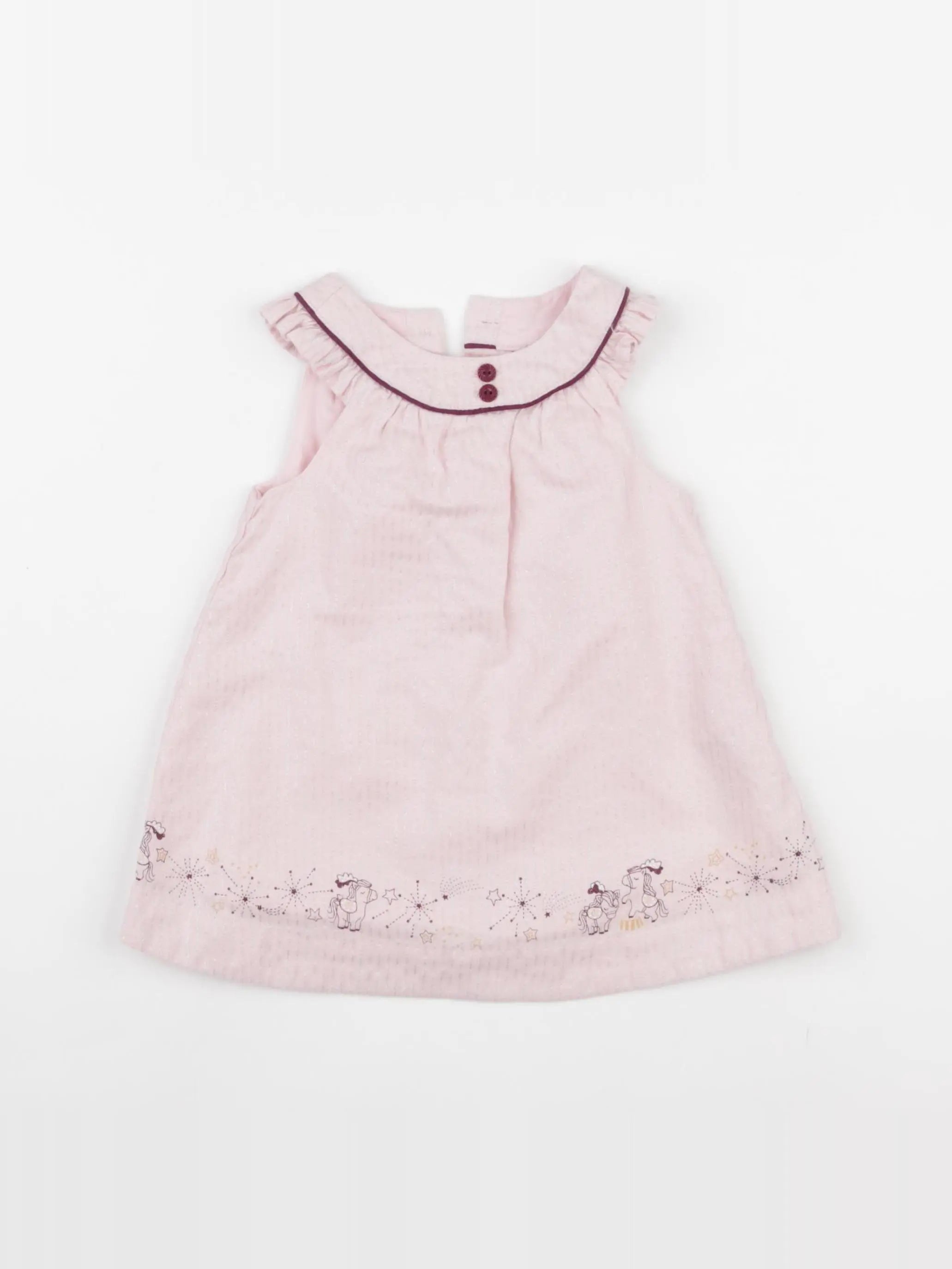 Sergent Major - robe rose - 6 mois