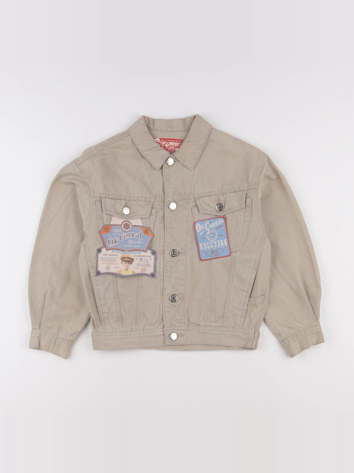Vintage - veste beige - 8 ans