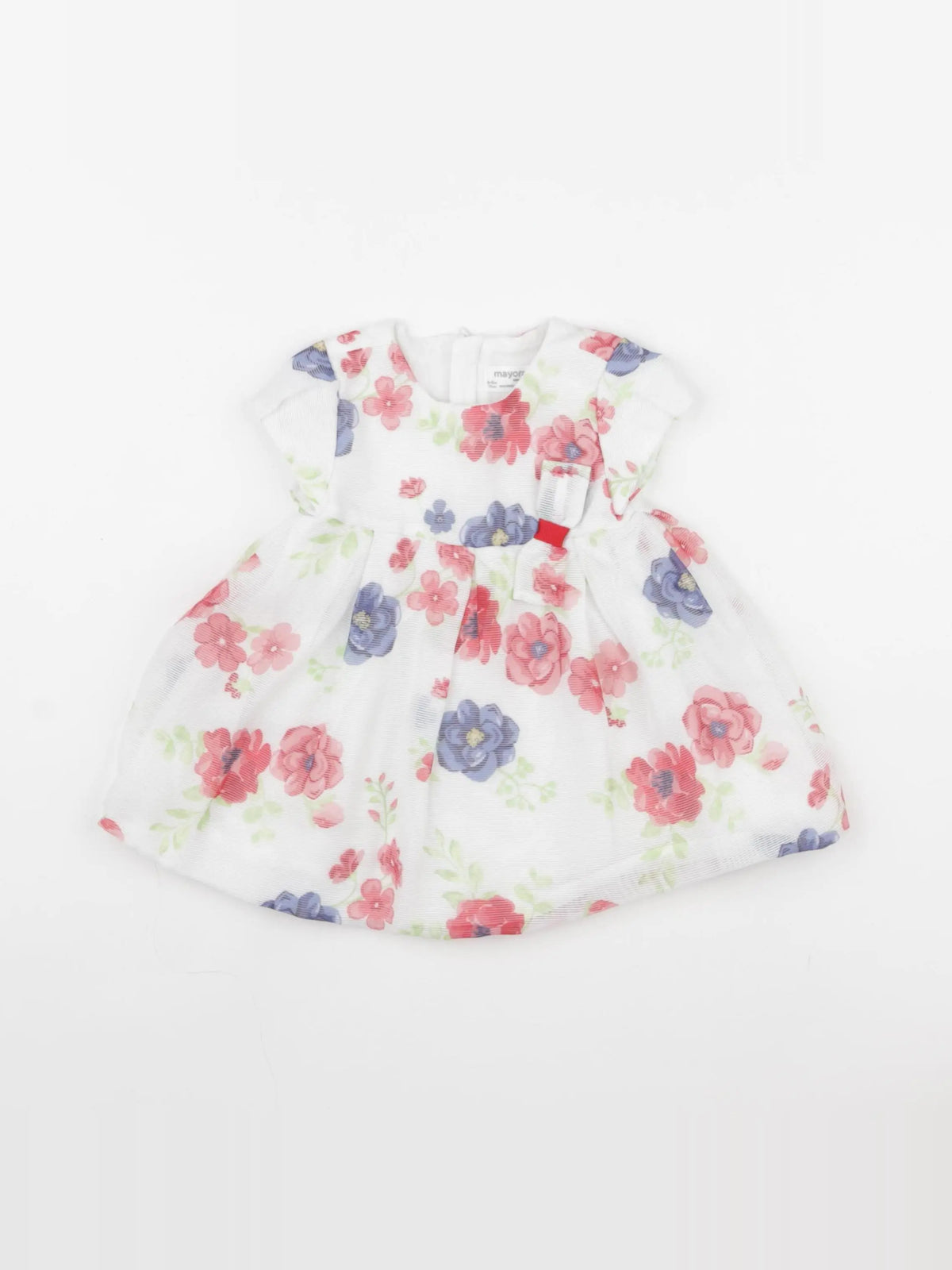 Mayoral - robe multicolore - 4/6 mois