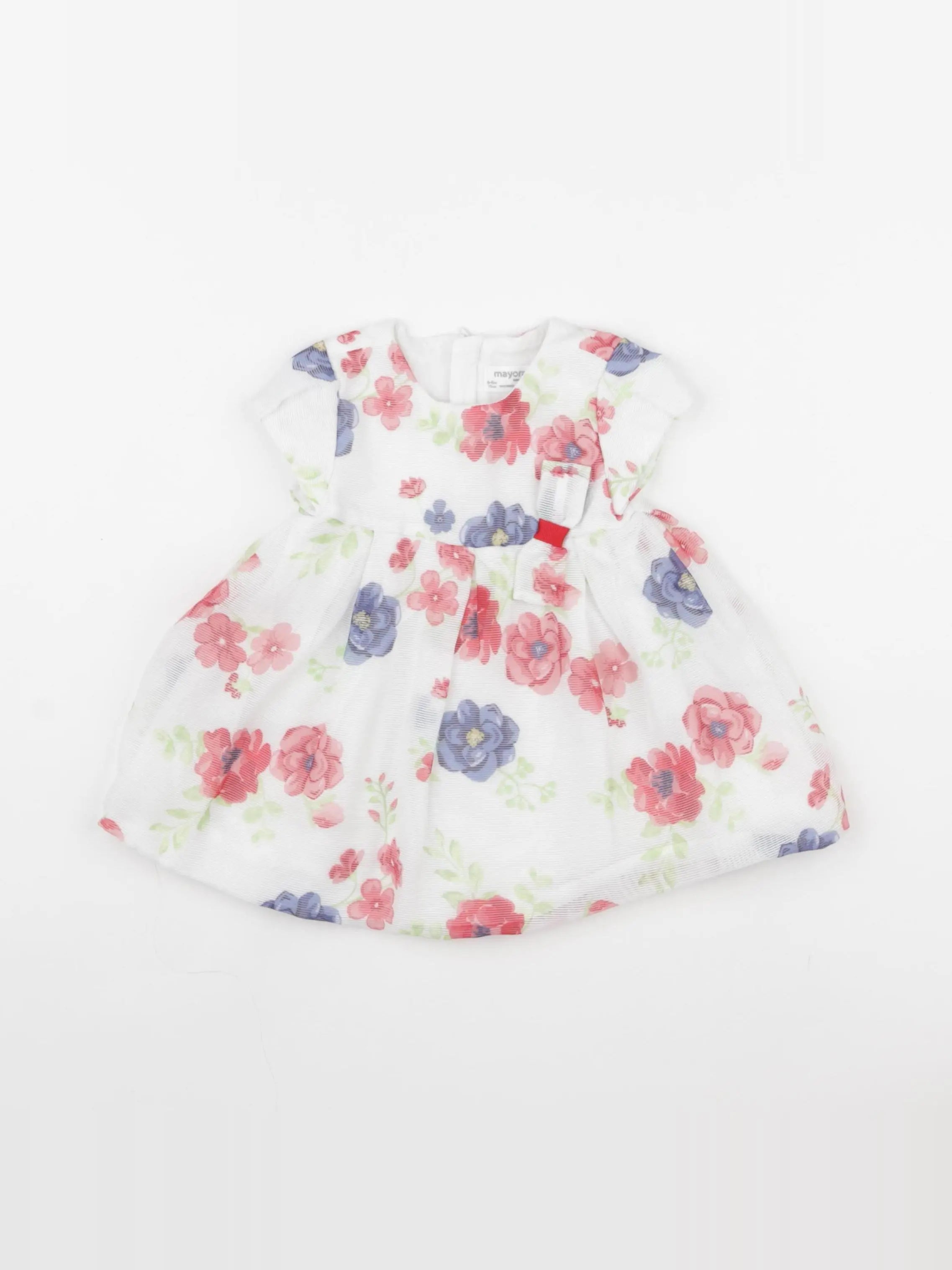 Mayoral - robe multicolore - 4/6 mois