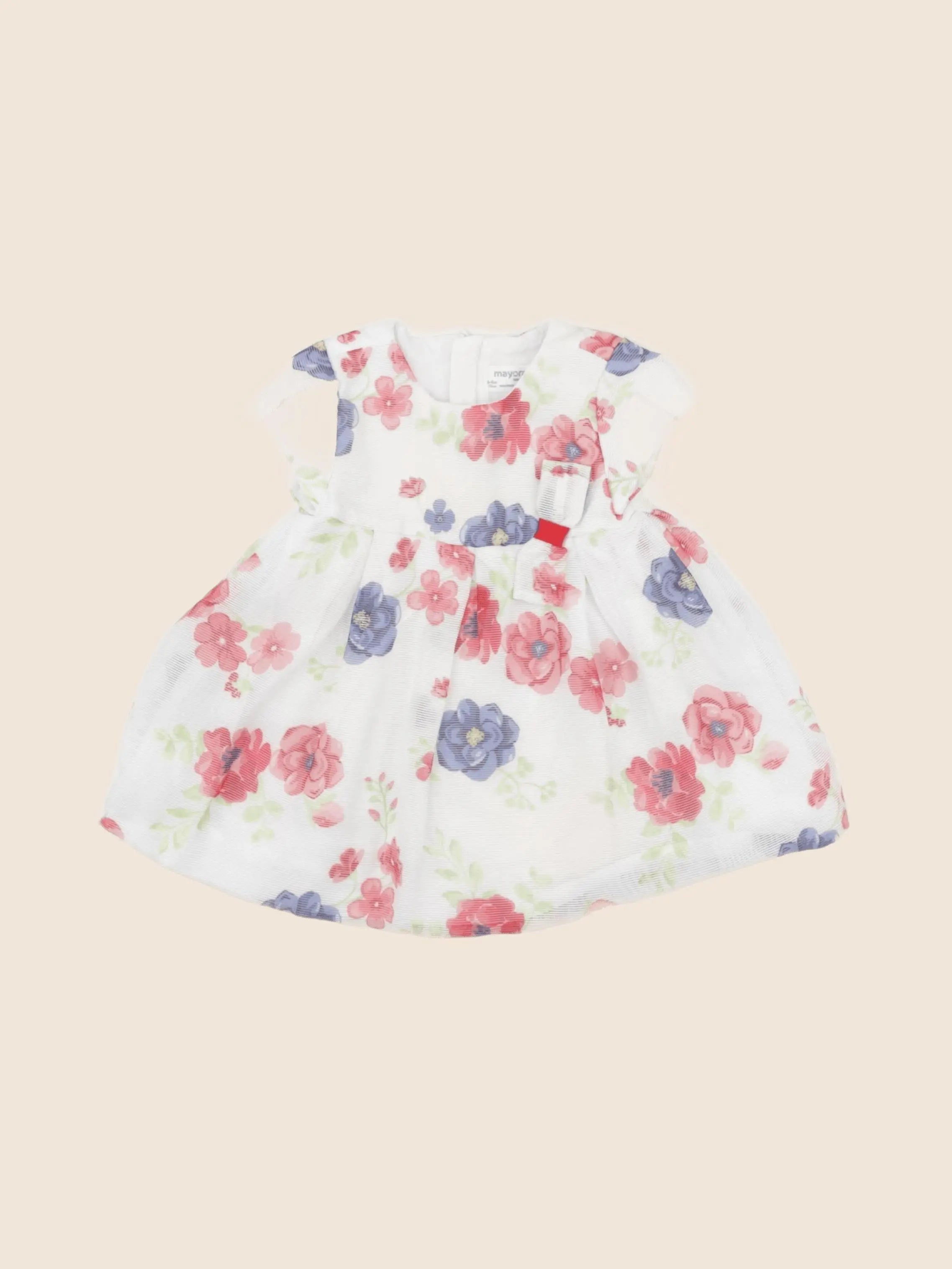 Mayoral - robe multicolore - 4/6 mois