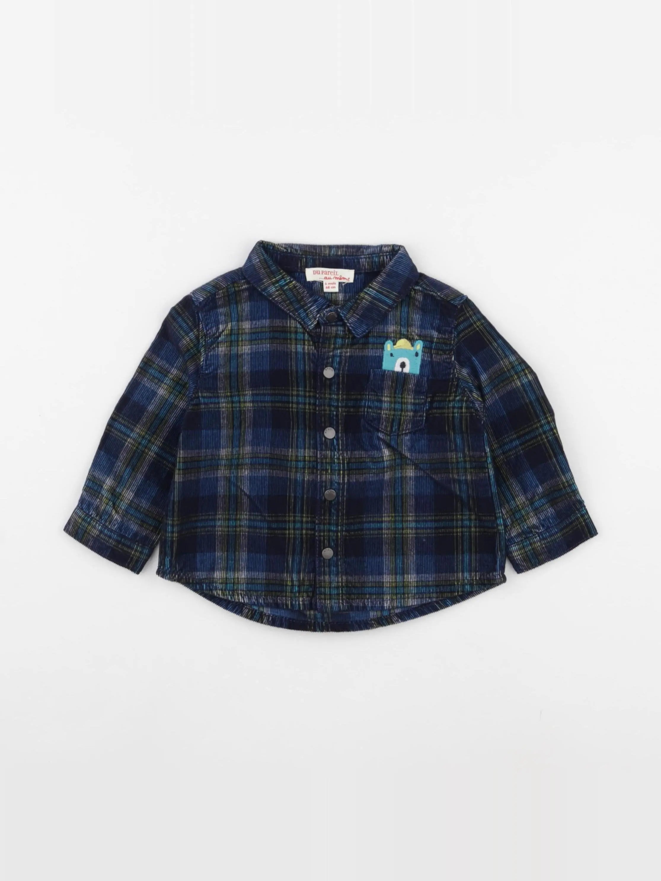 DPAM - chemise multicolore - 6 mois