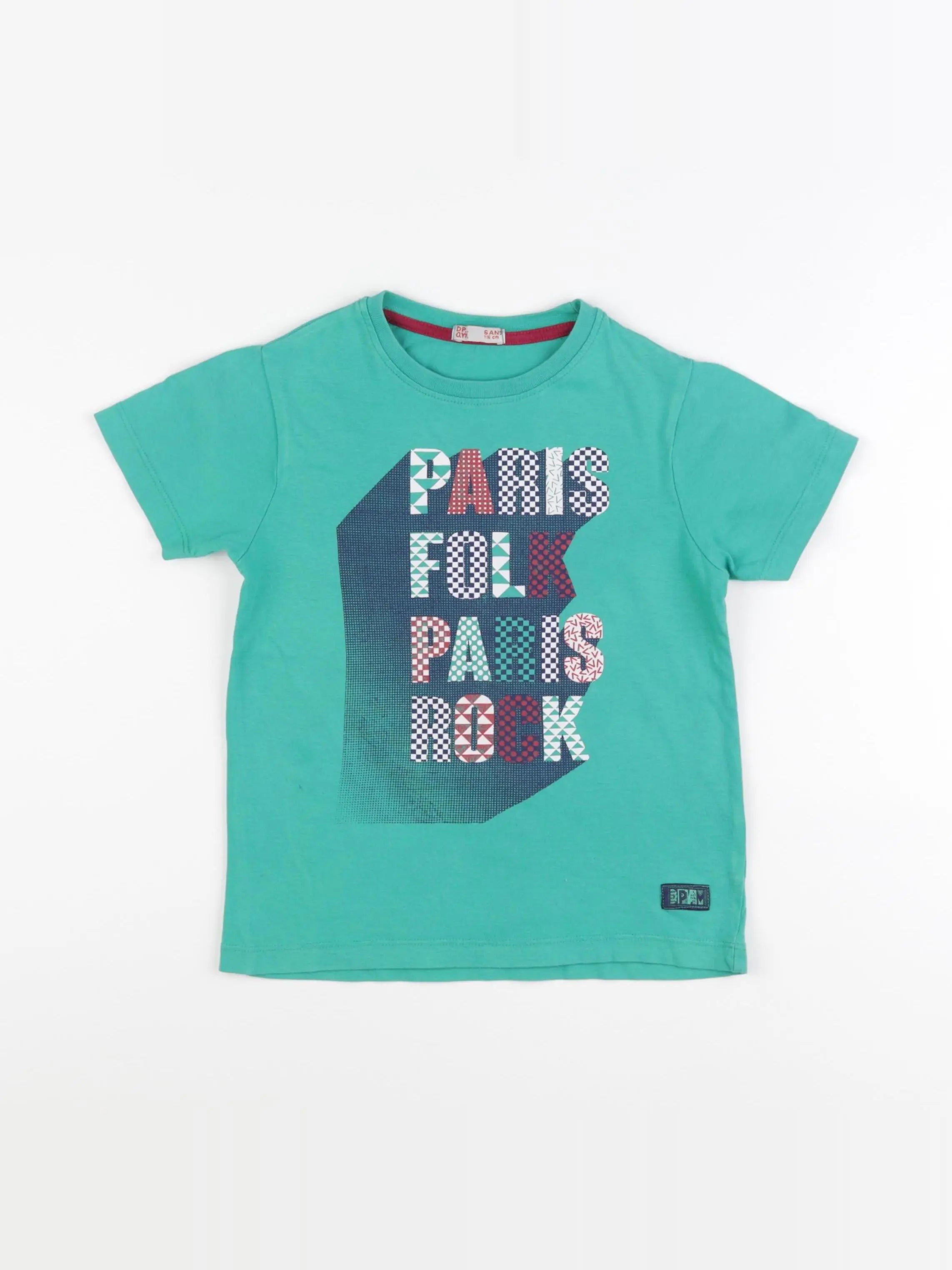 DPAM - tee-shirt vert - 6 ans