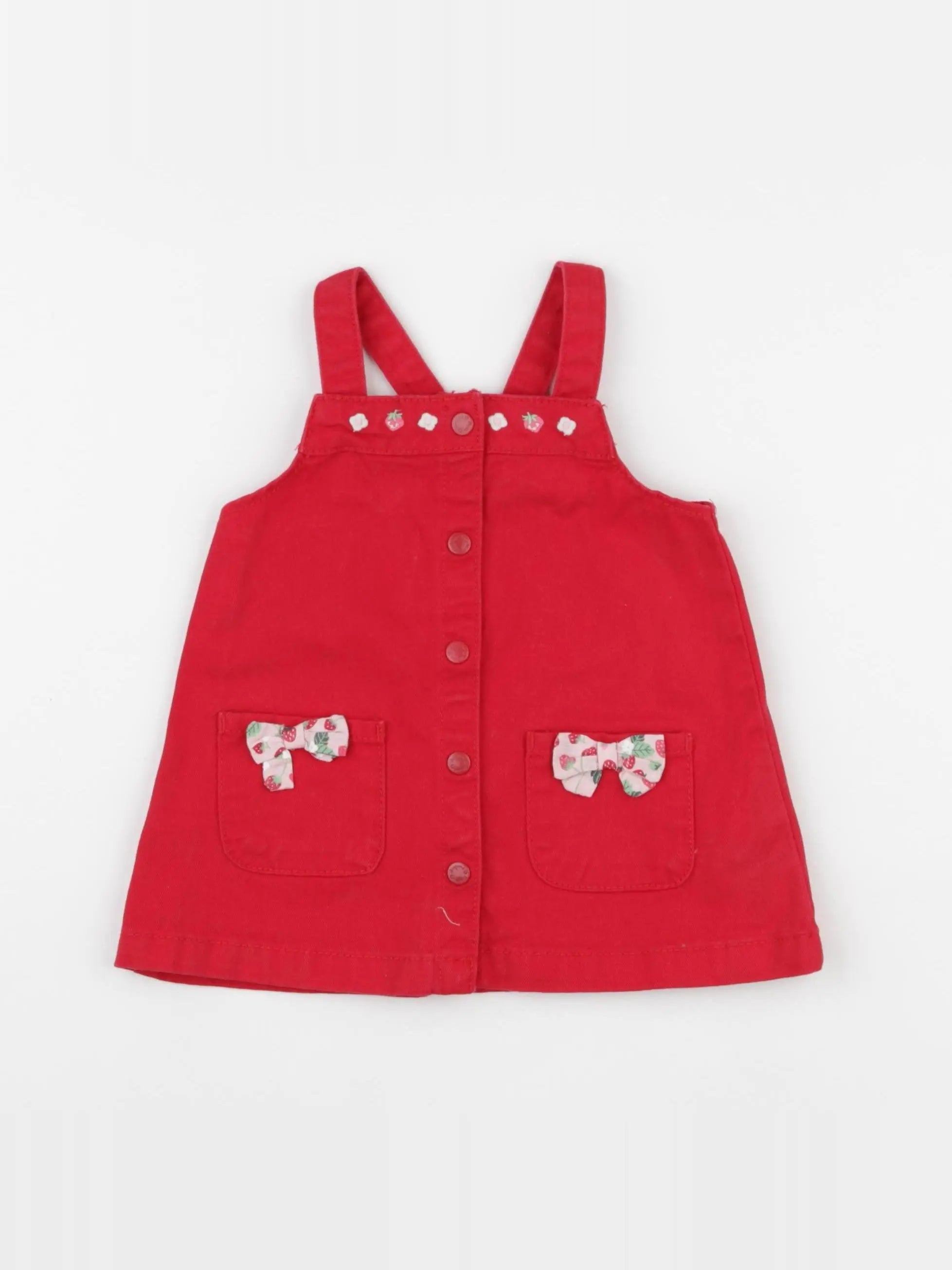 Sergent Major - robe rouge - 9 mois