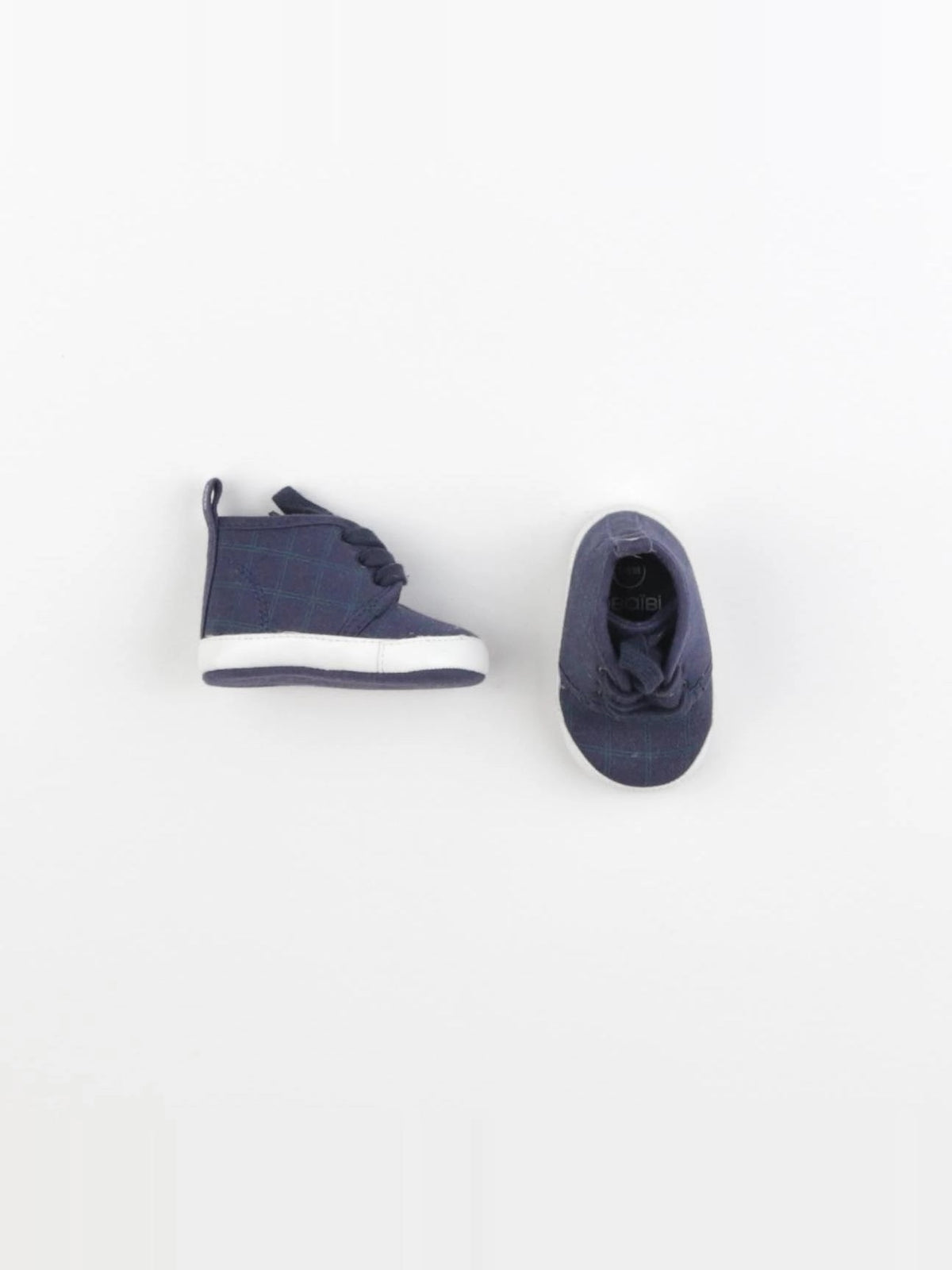 Obaïbi - chaussons bleu, vert - pointure 16/17