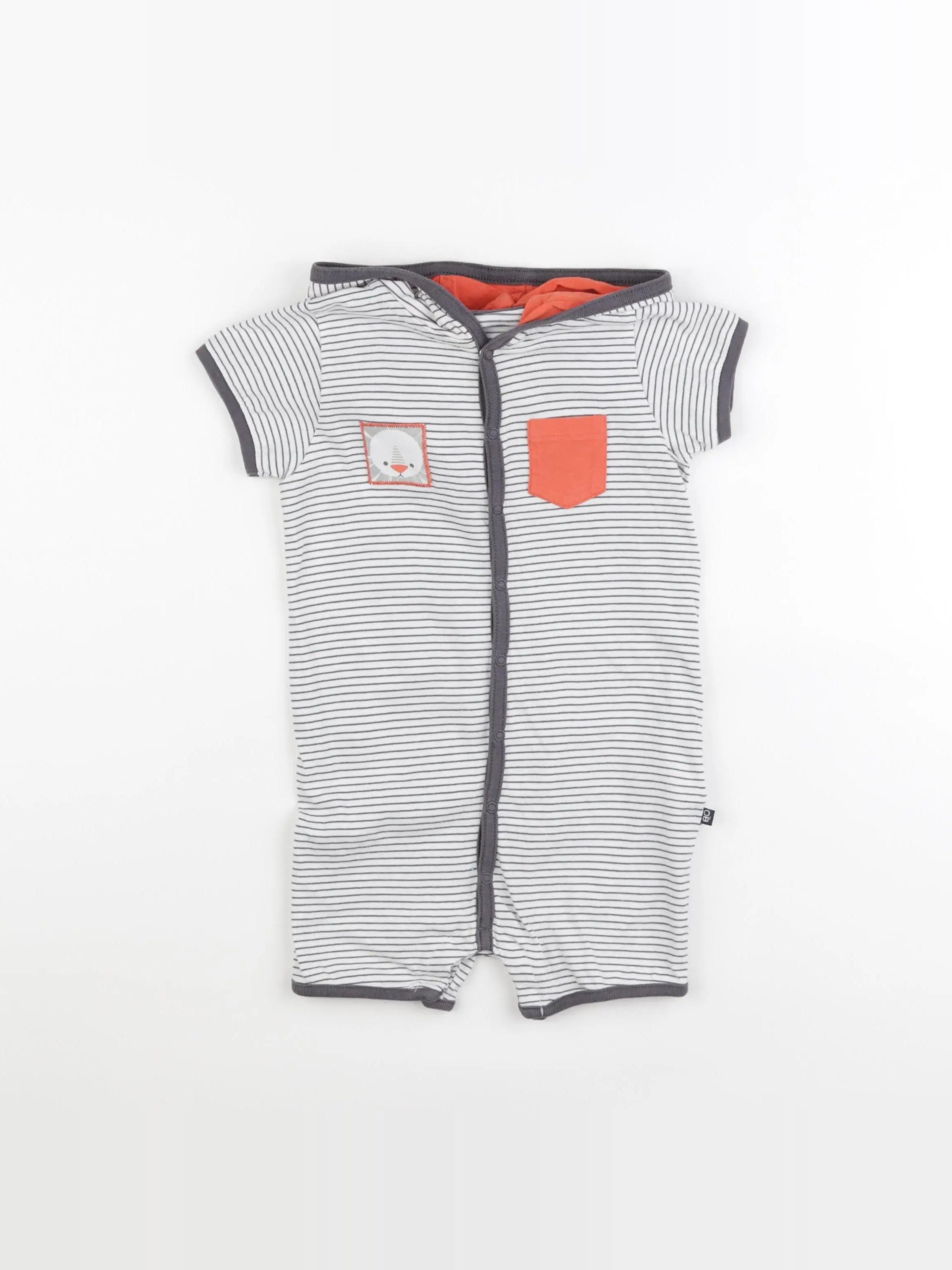 Obaïbi - combinaison blanc, taupe - 24 mois