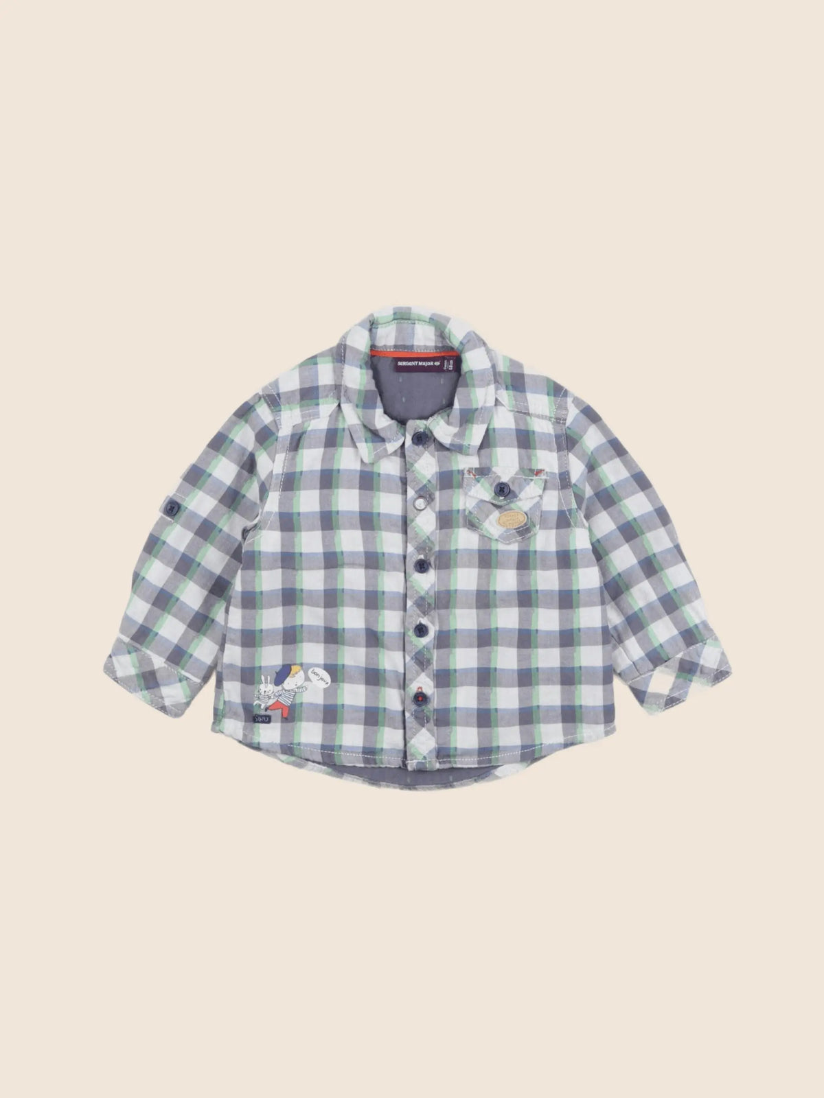 Sergent Major - chemise multicolore - 6 mois
