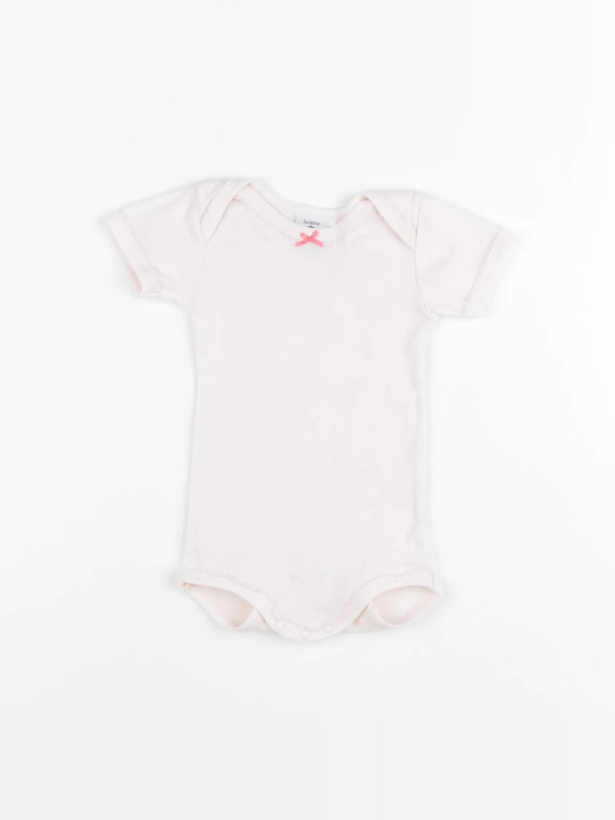 Petit Bateau - body rose - 3 mois