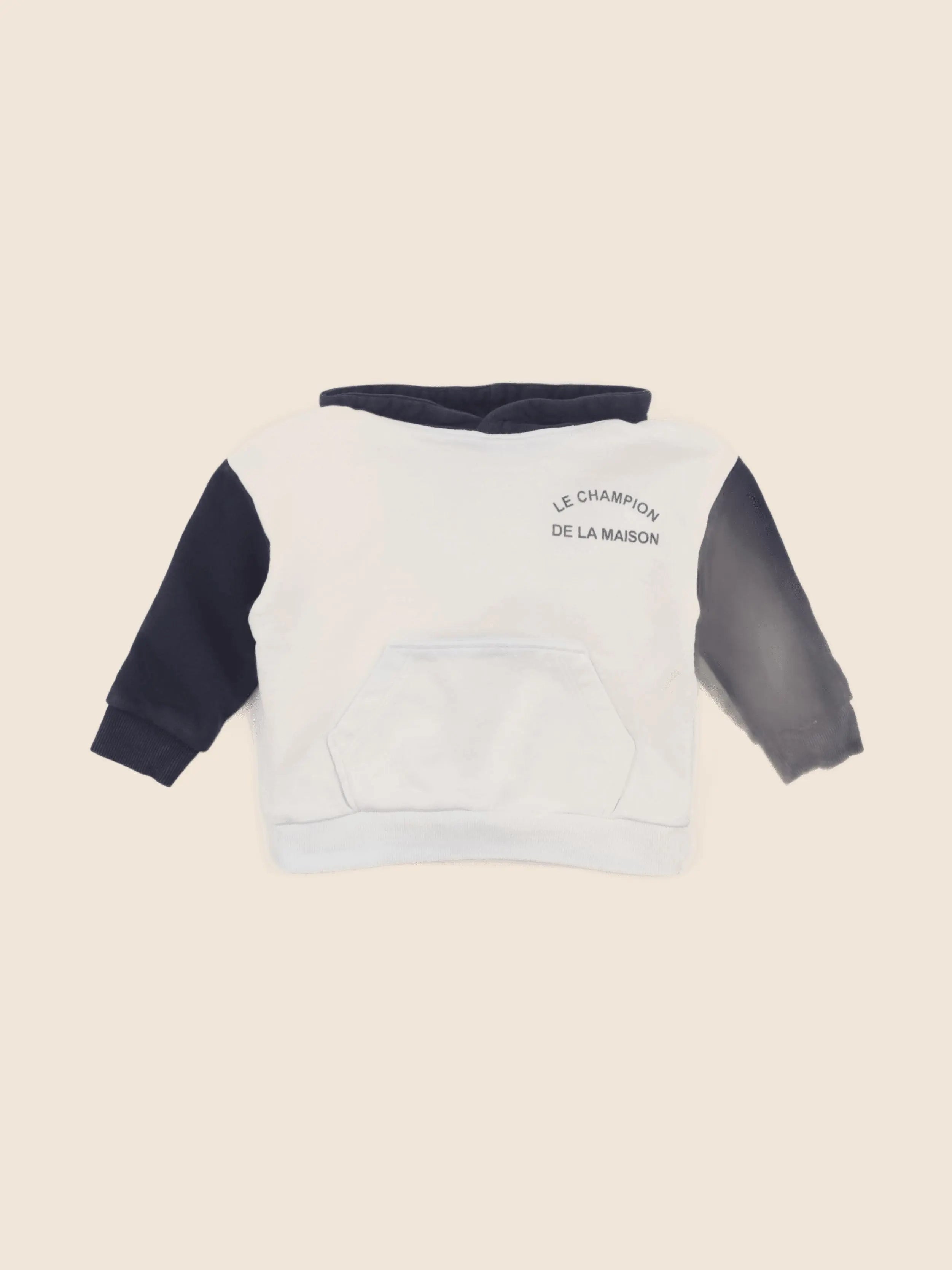 Mango - sweat bleu - 9/12 mois