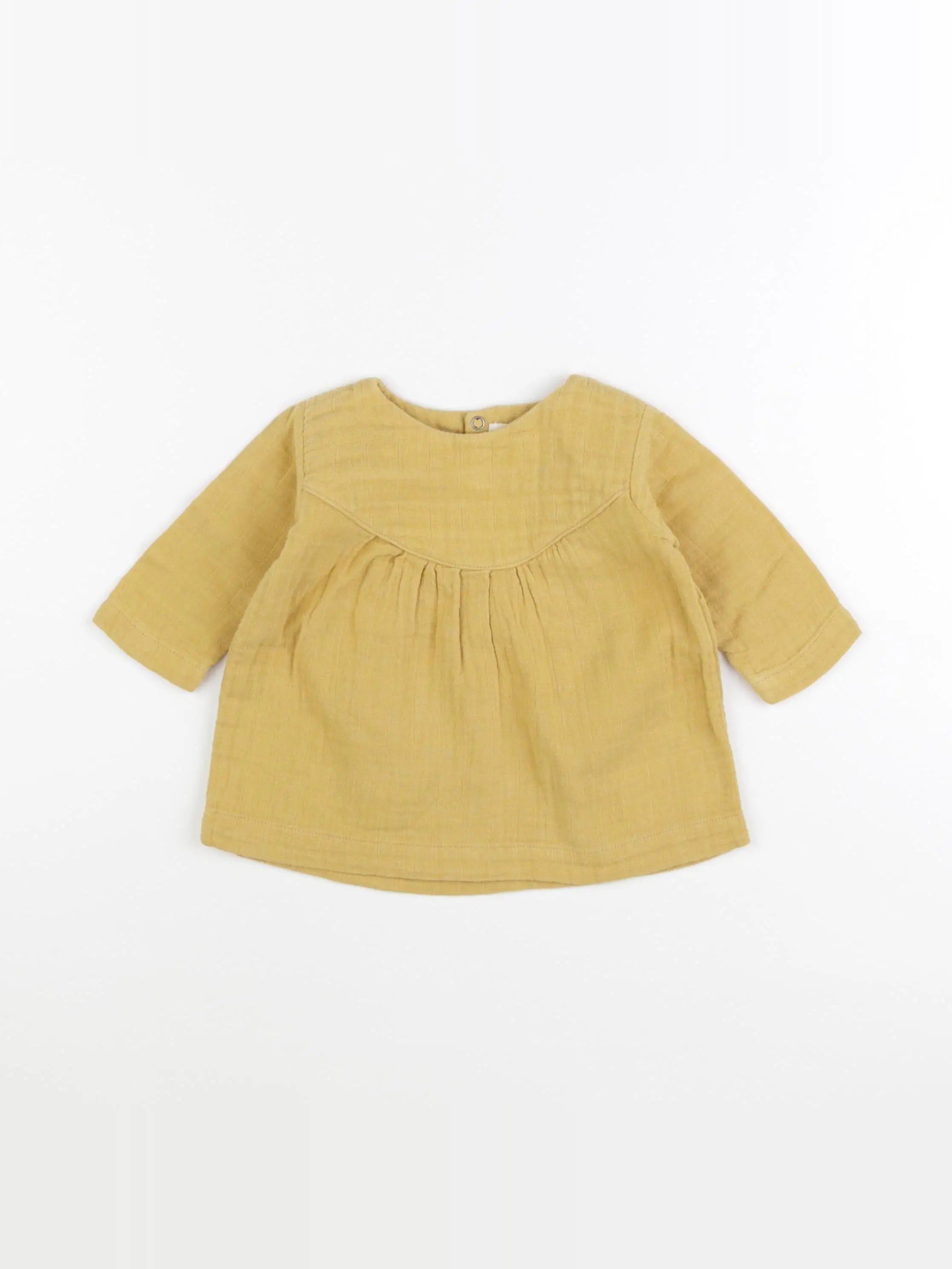 Lebôme - robe jaune - 3/6 mois