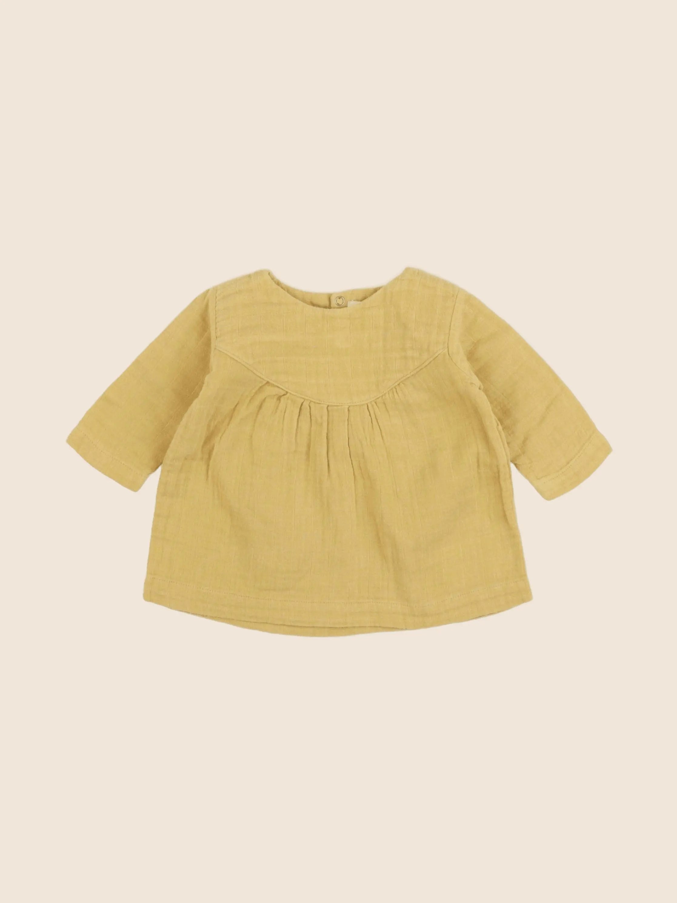 Lebôme - robe jaune - 3/6 mois