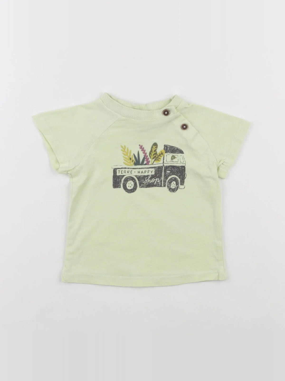 Tape à l'oeil - tee-shirt vert - 6 mois