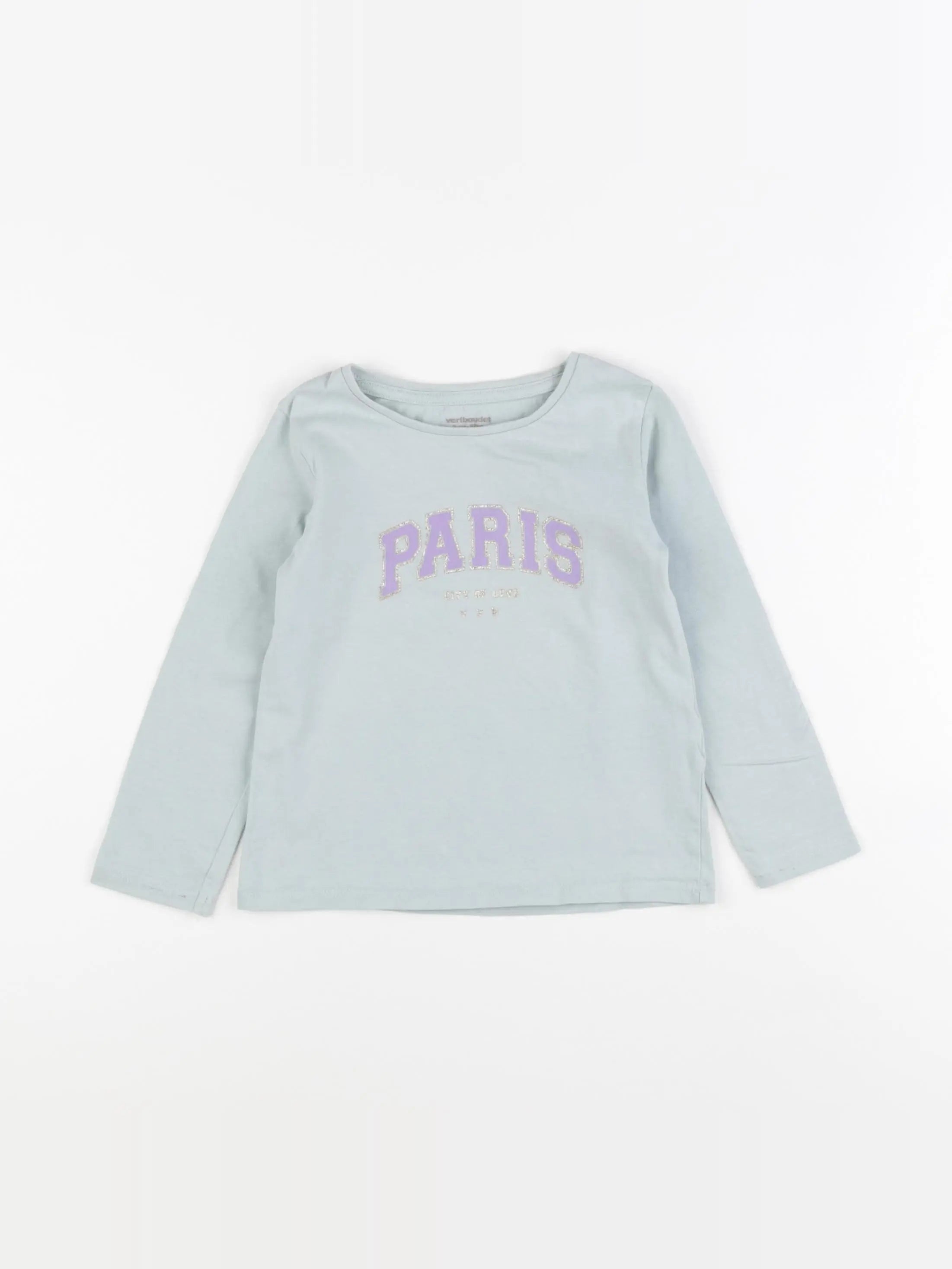 Vertbaudet - tee-shirt bleu - 3 ans