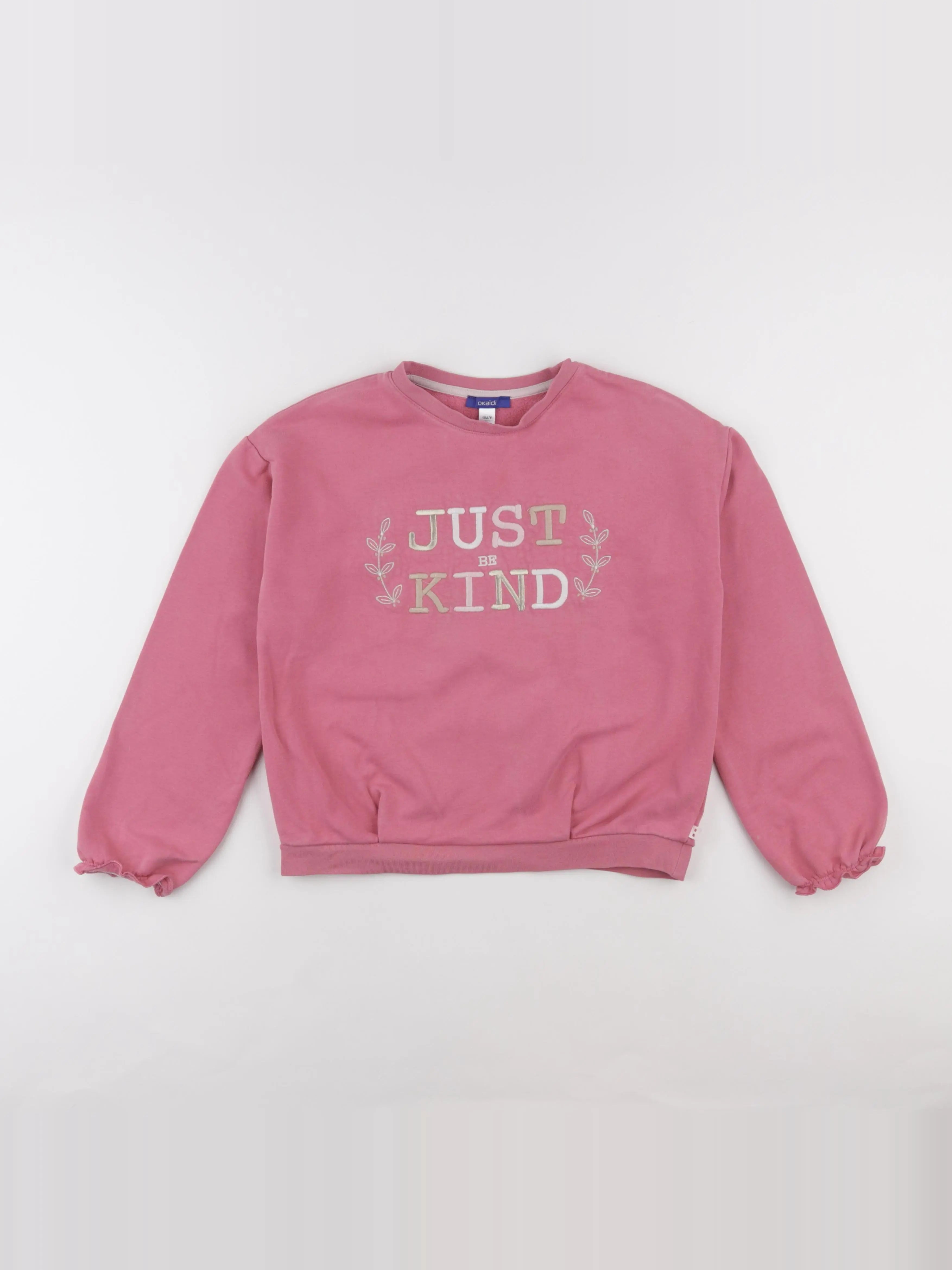 Okaidi - sweat rose - 10 ans