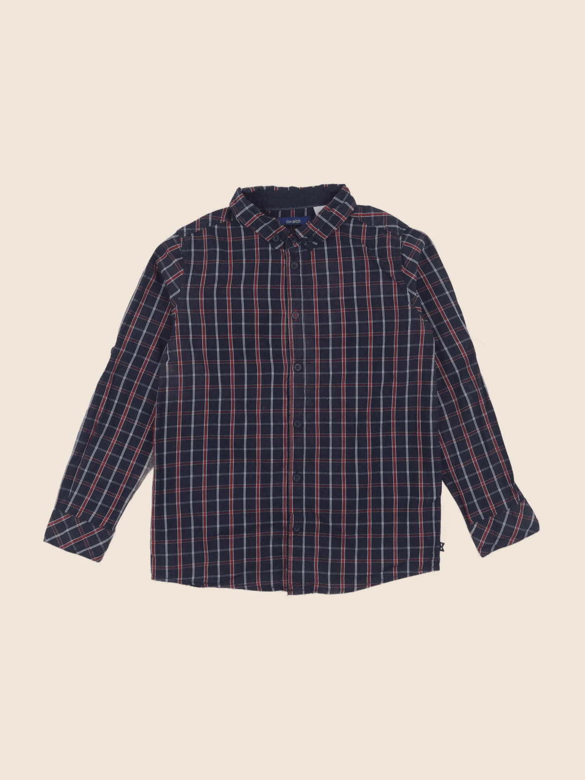 Okaidi - chemise bleu - 8 ans