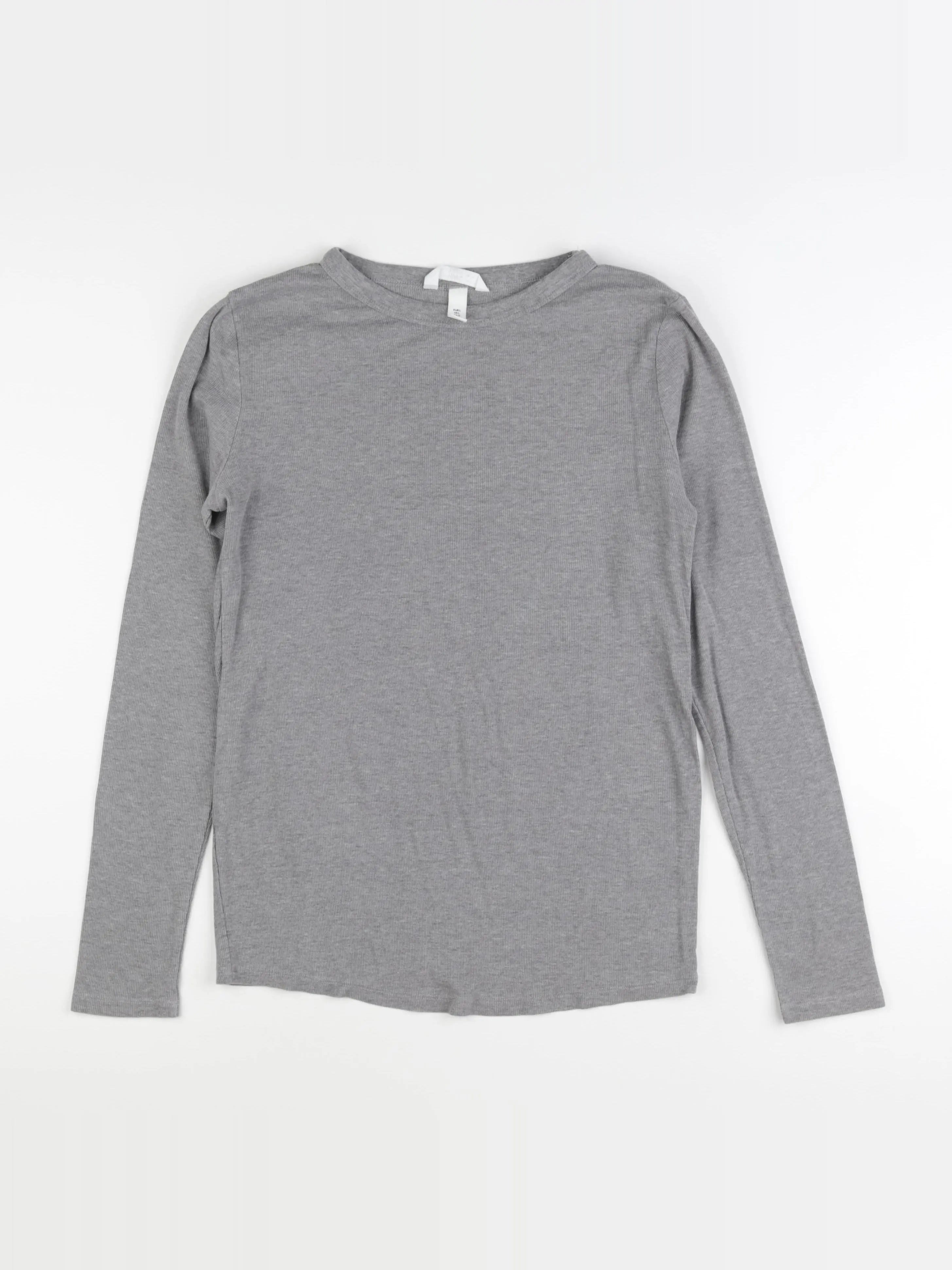 H&M - tee-shirt grossesse gris - l