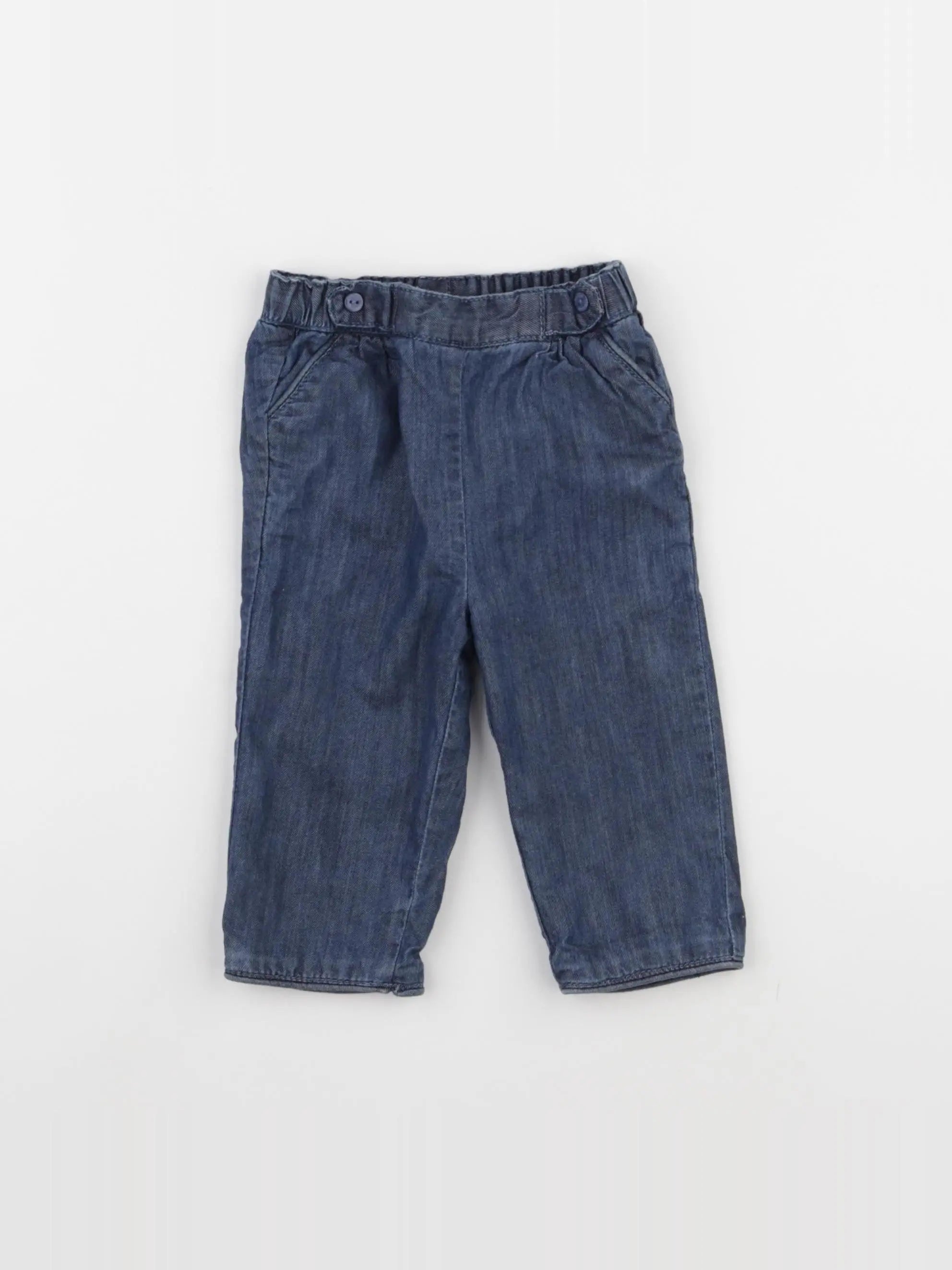 Cyrillus - pantalon bleu - 6 mois