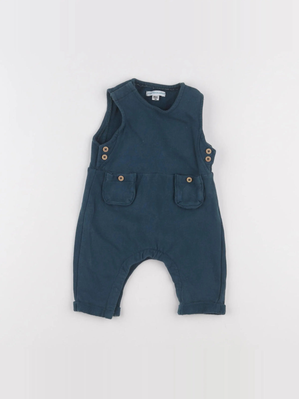 Vertbaudet - combinaison bleu - 3 mois