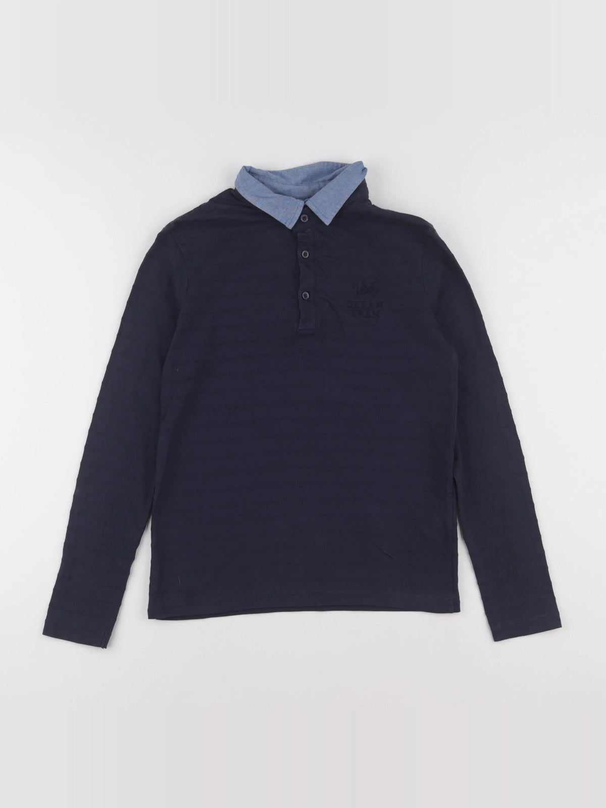 IKKS - polo bleu - 12 ans