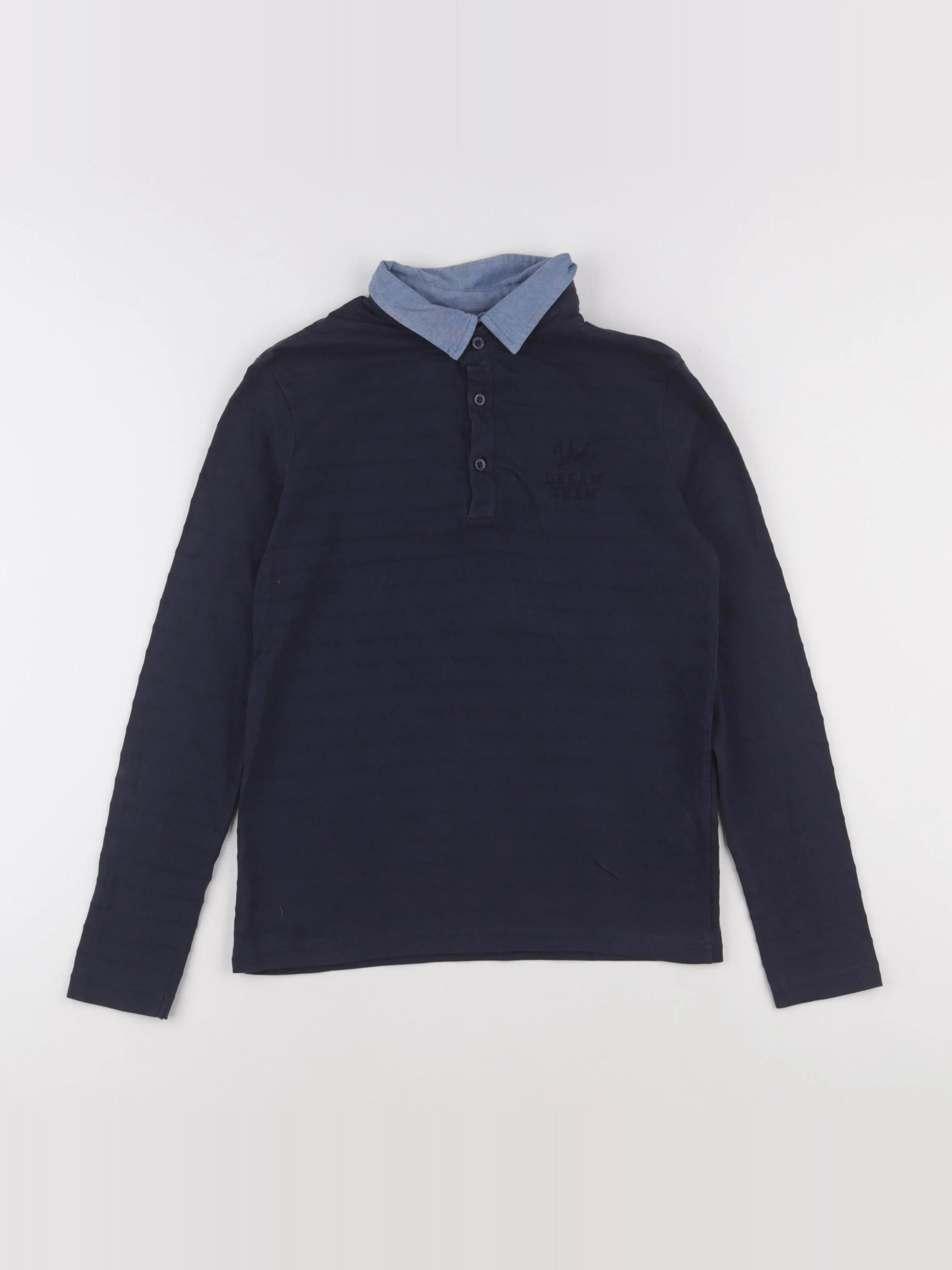 IKKS - polo bleu - 12 ans