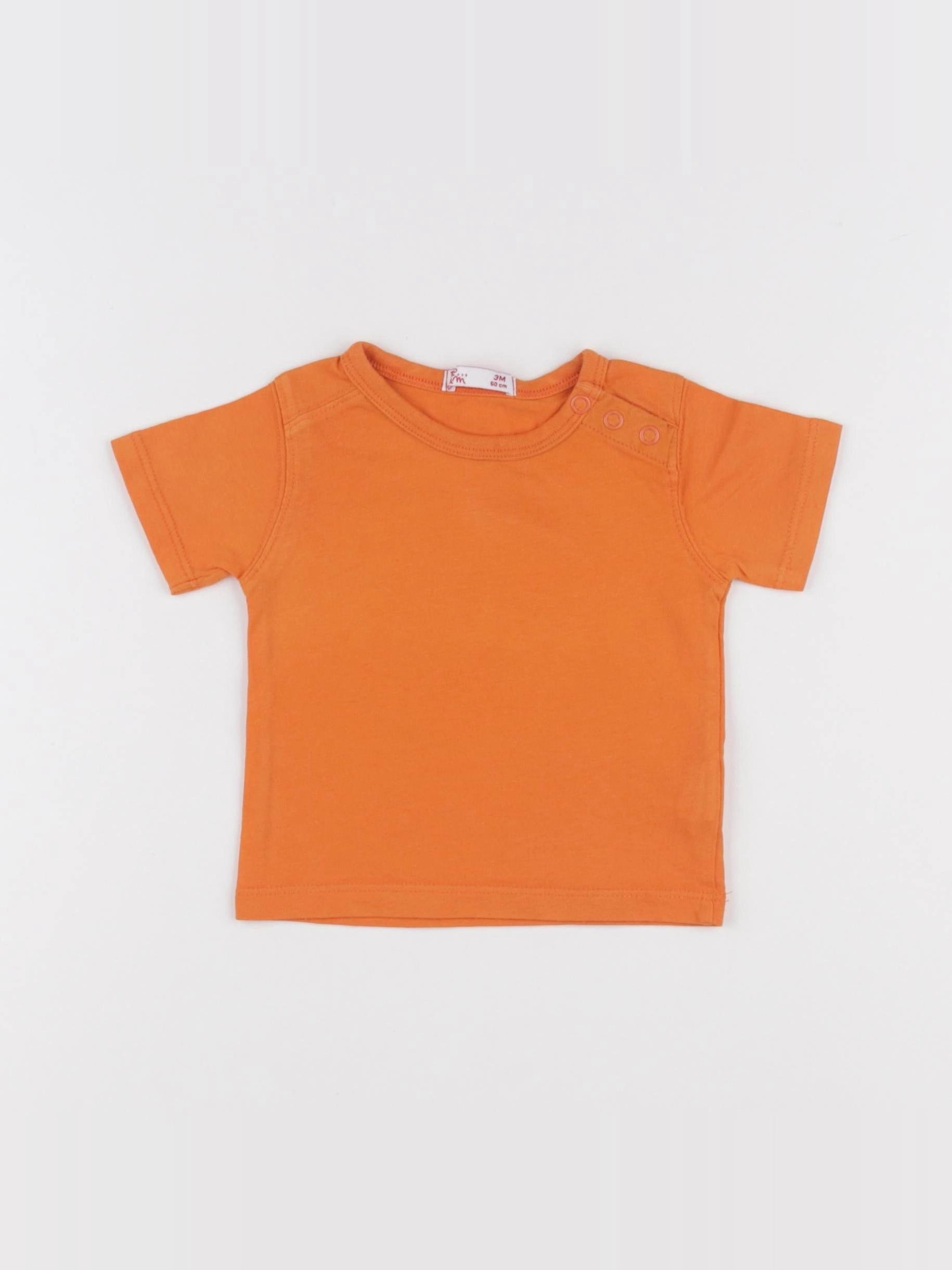 DPAM - tee-shirt orange - 3 mois