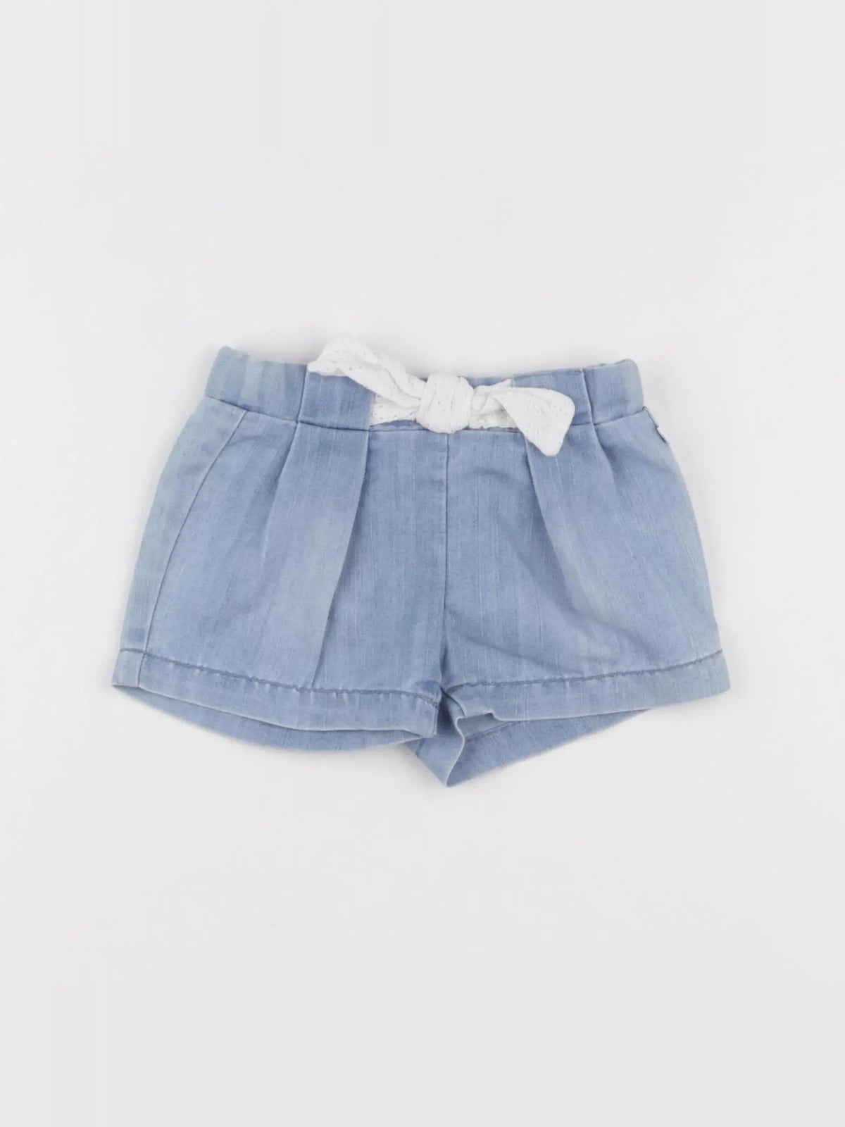 Obaïbi - jupe short bleu - 6 mois
