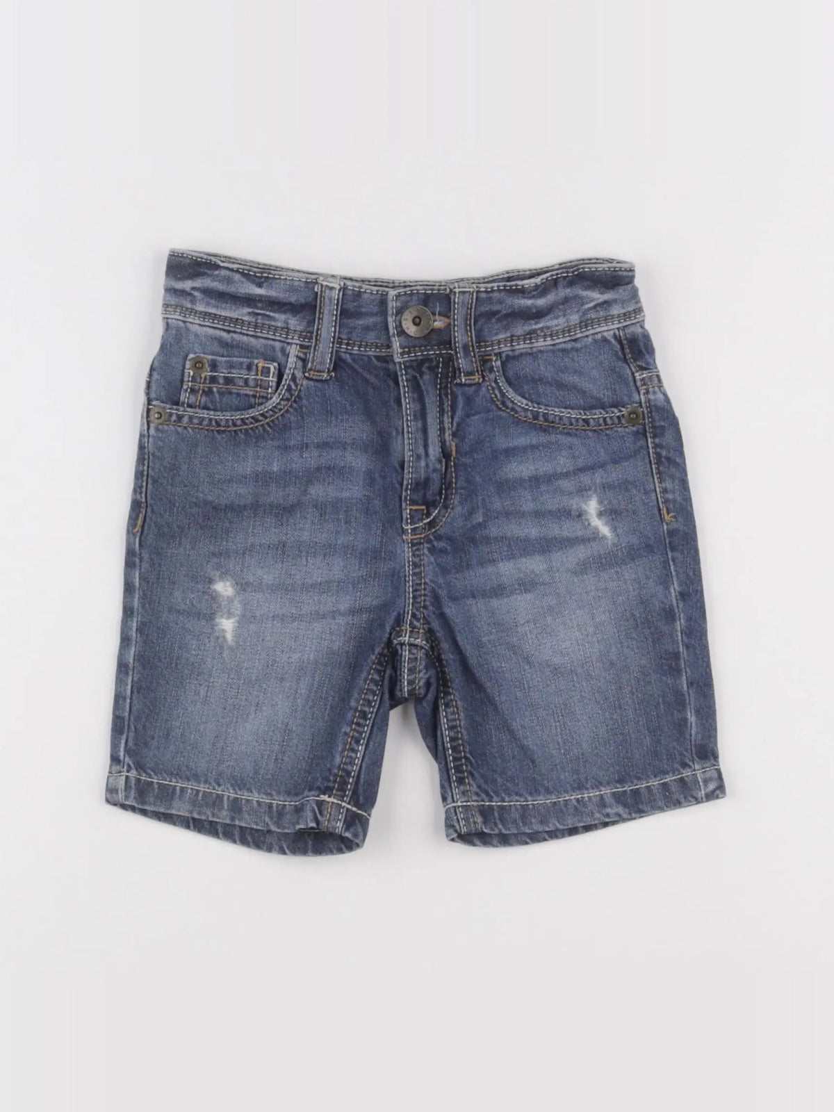 Benetton - short bleu - 12 mois