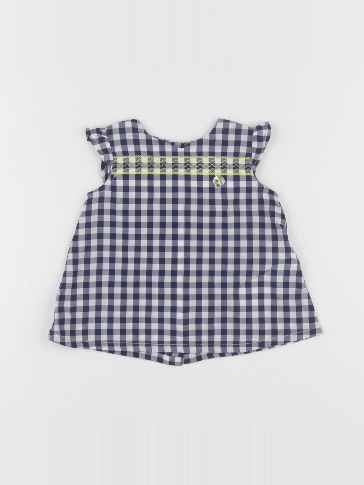 Sergent Major - blouse bleu, blanc - 6 mois