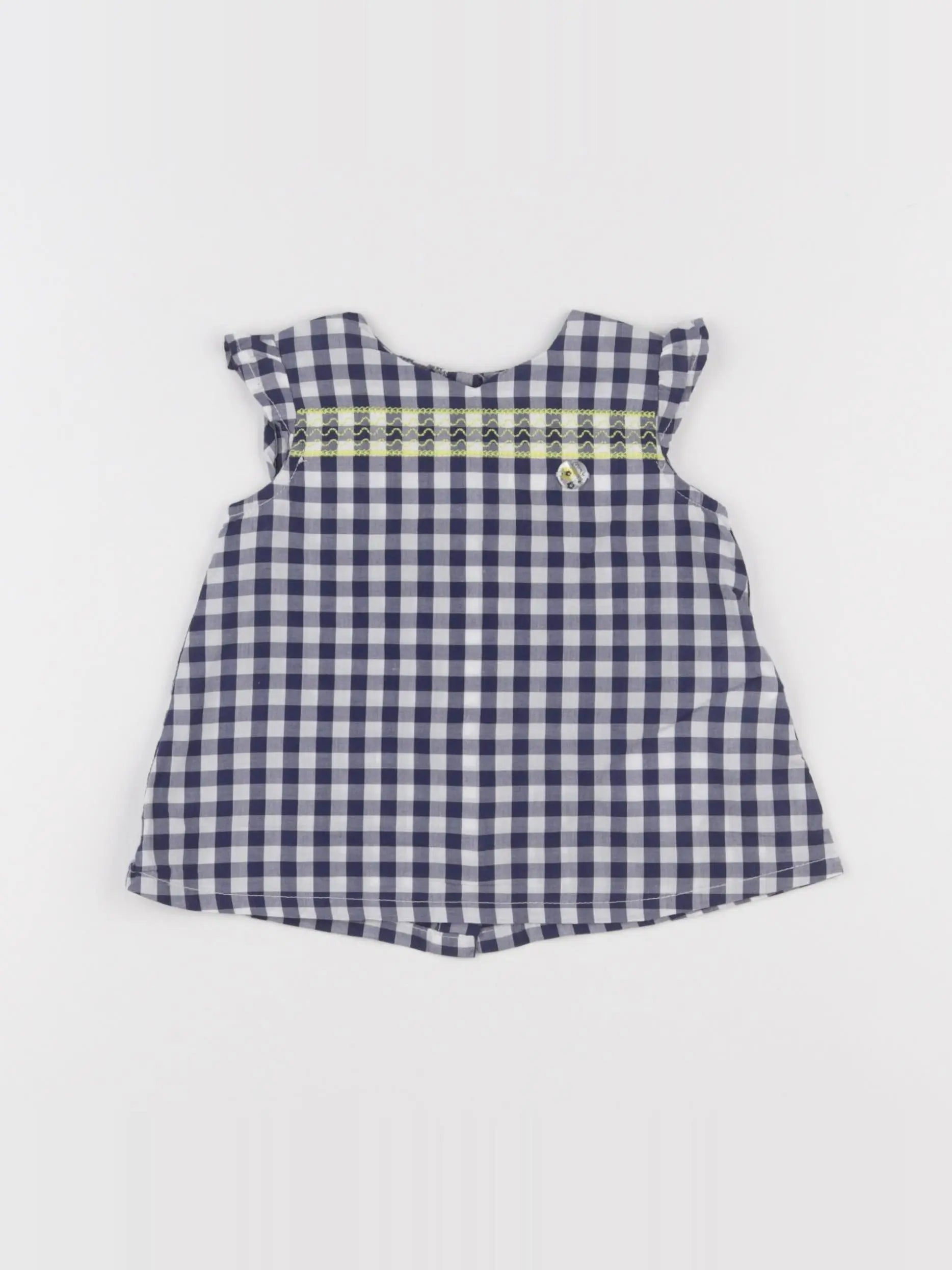 Sergent Major - blouse bleu, blanc - 6 mois