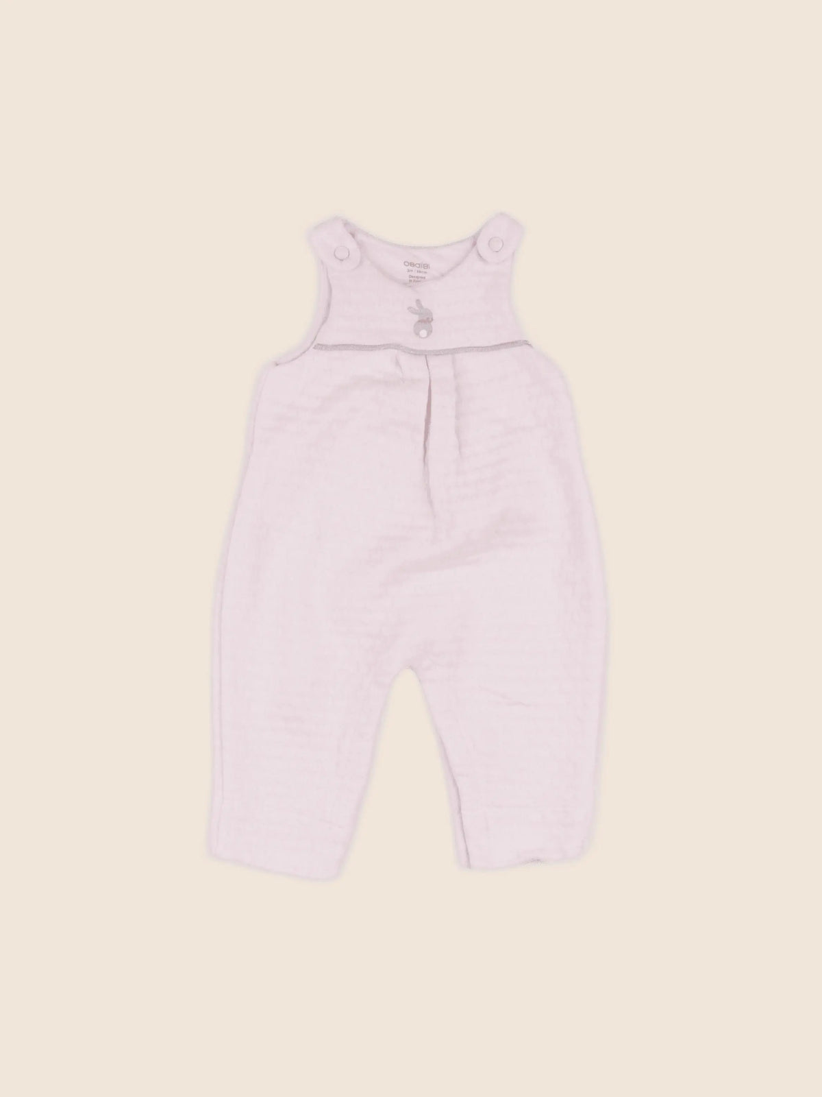 Obaïbi - salopette rose - 3 mois