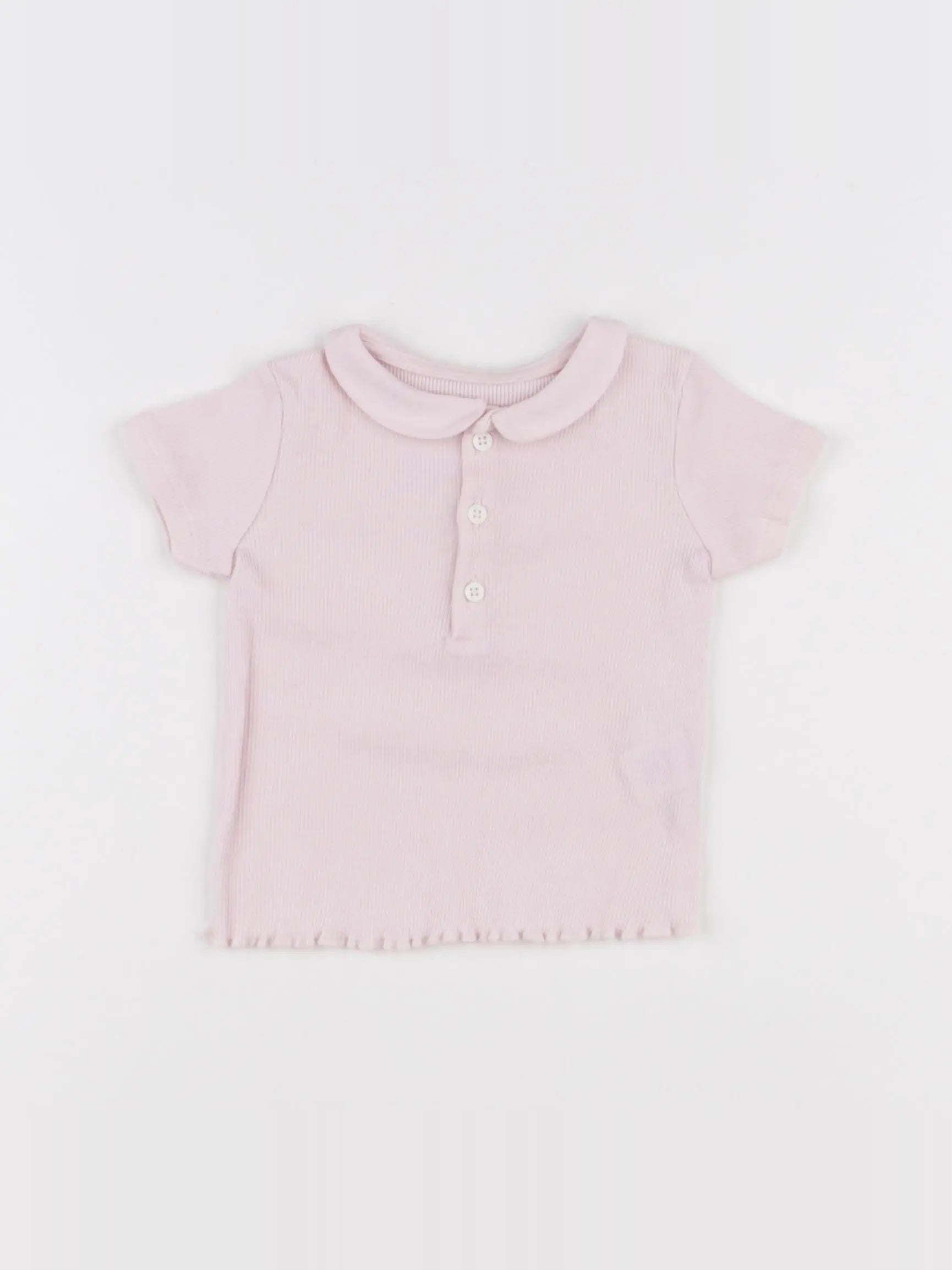Obaïbi - tee-shirt rose - 6 mois