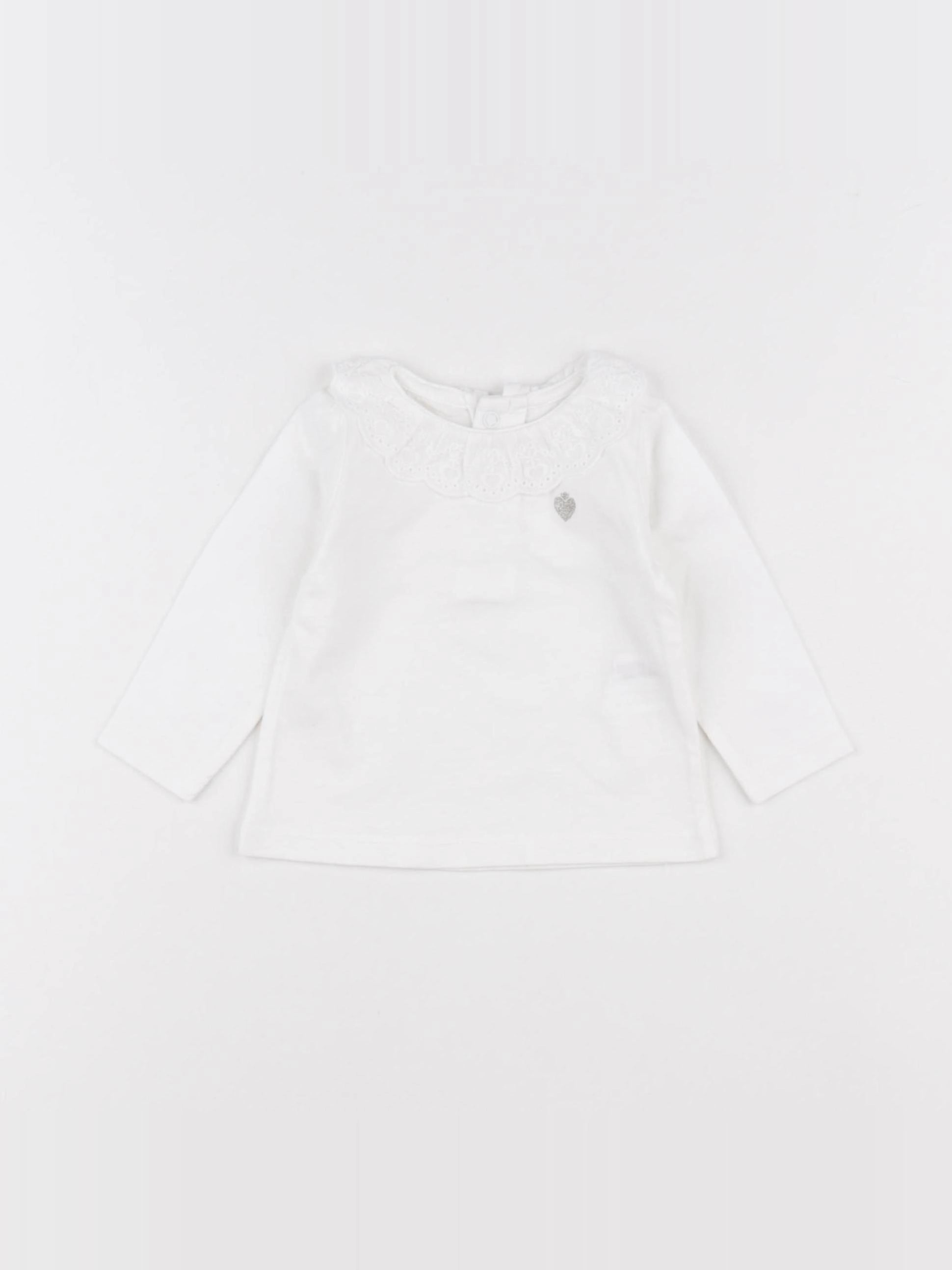 DPAM - tee-shirt blanc - 3 mois