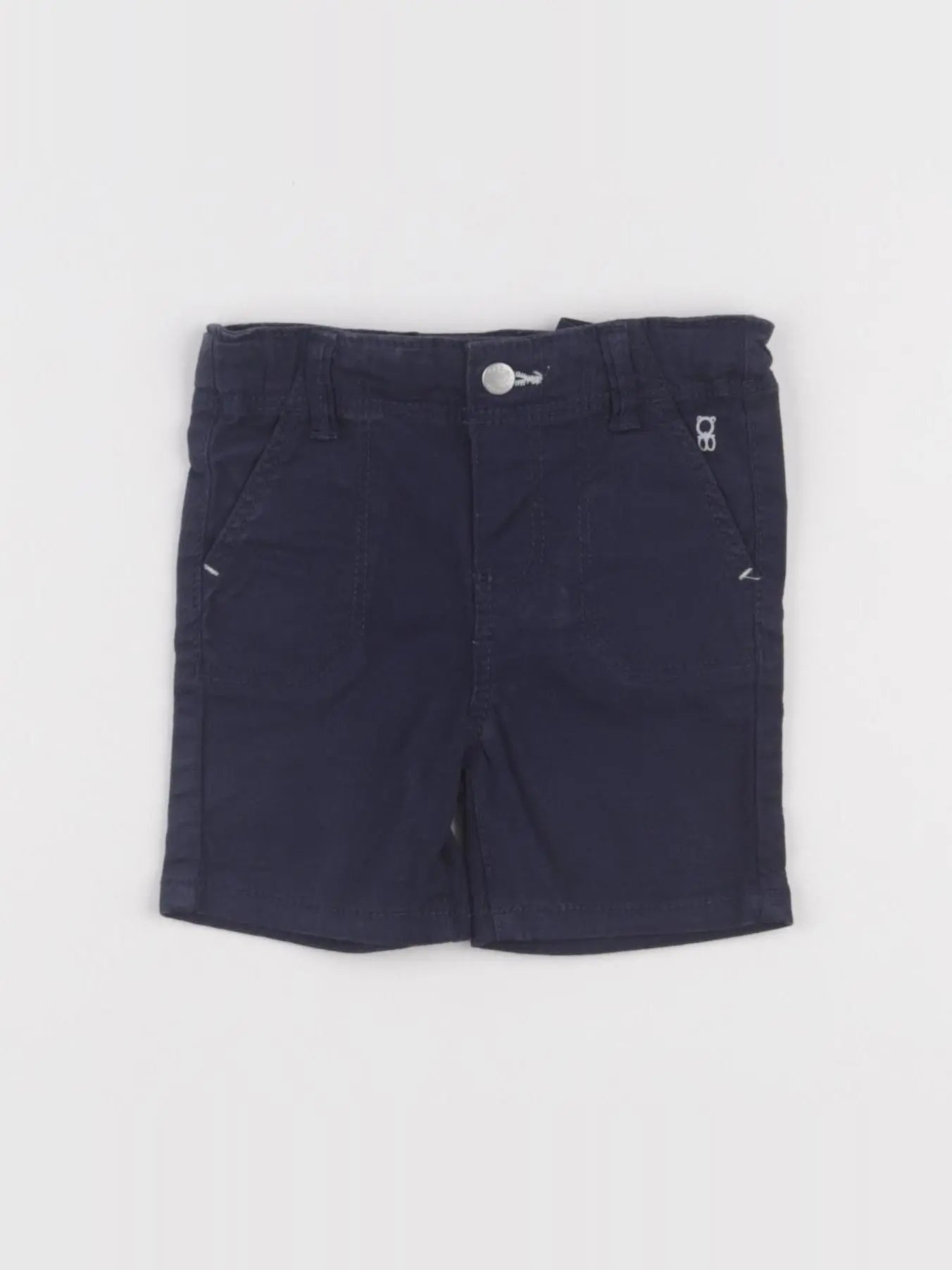 Obaïbi - short bleu - 3 mois