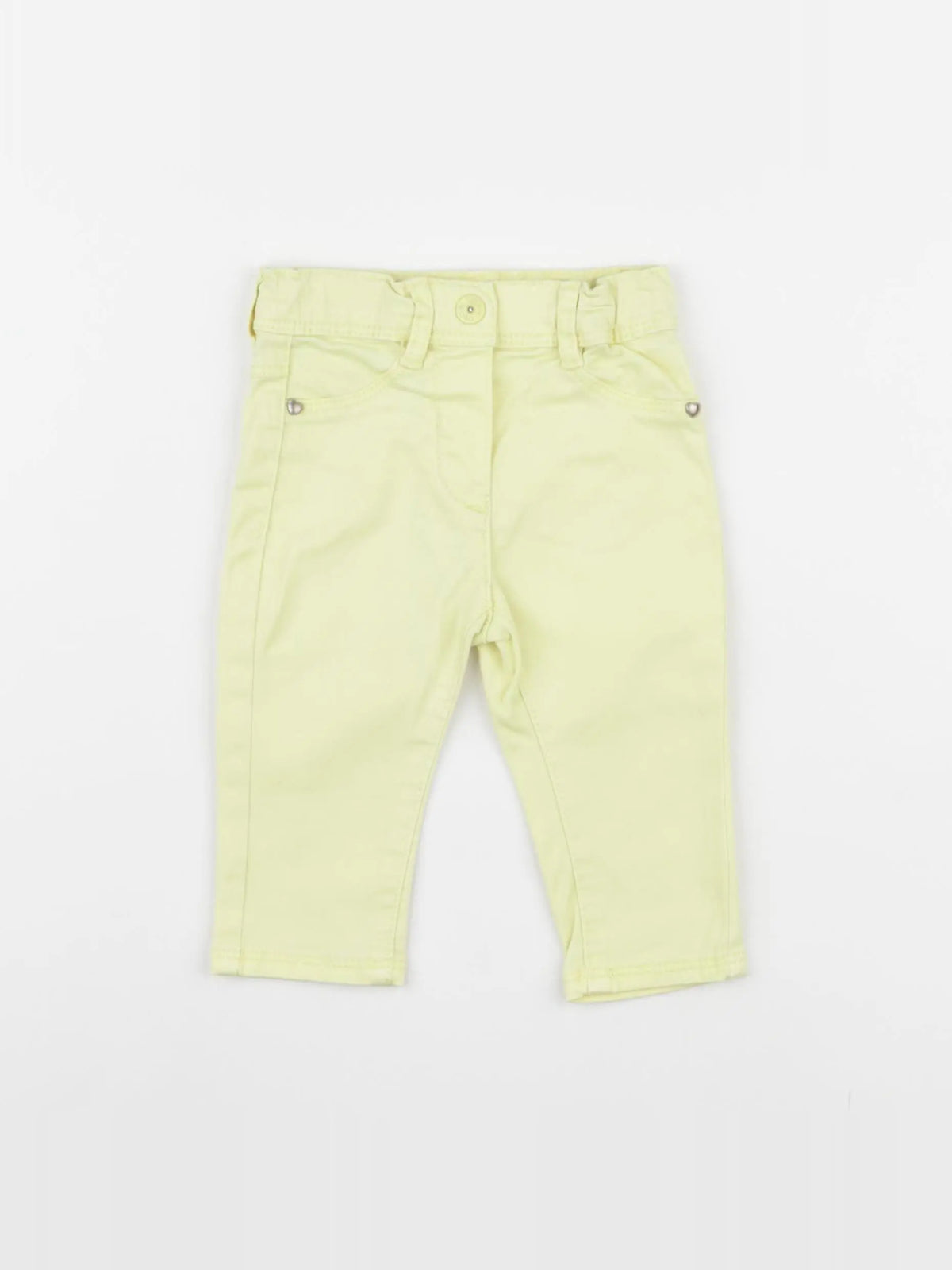 Obaïbi - pantalon jaune - 6 mois