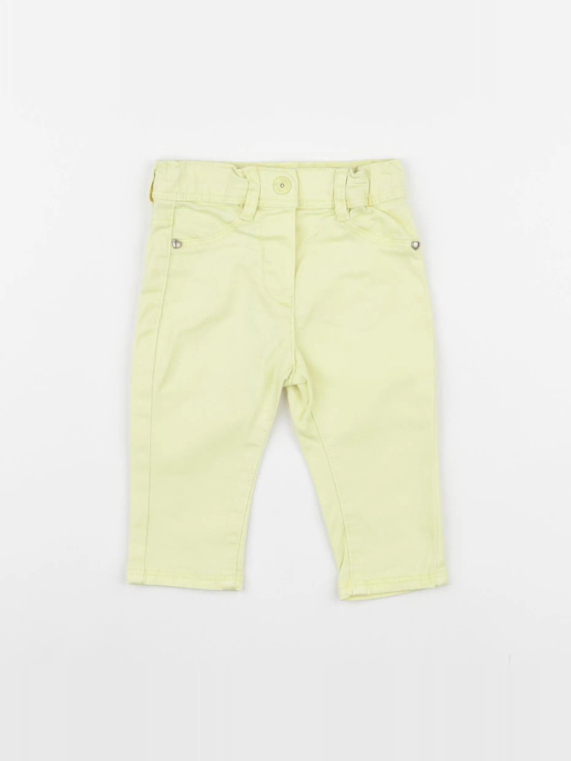 Obaïbi - pantalon jaune - 6 mois