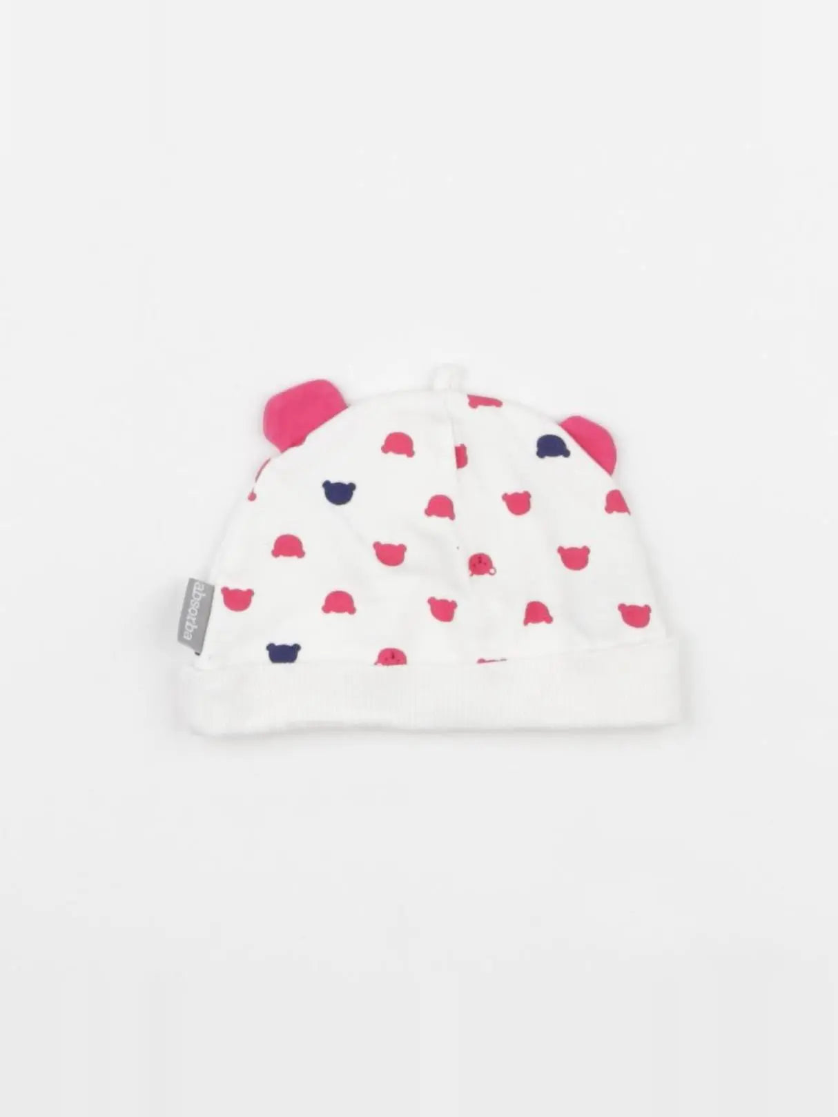 Absorba - bonnet blanc - 9 mois