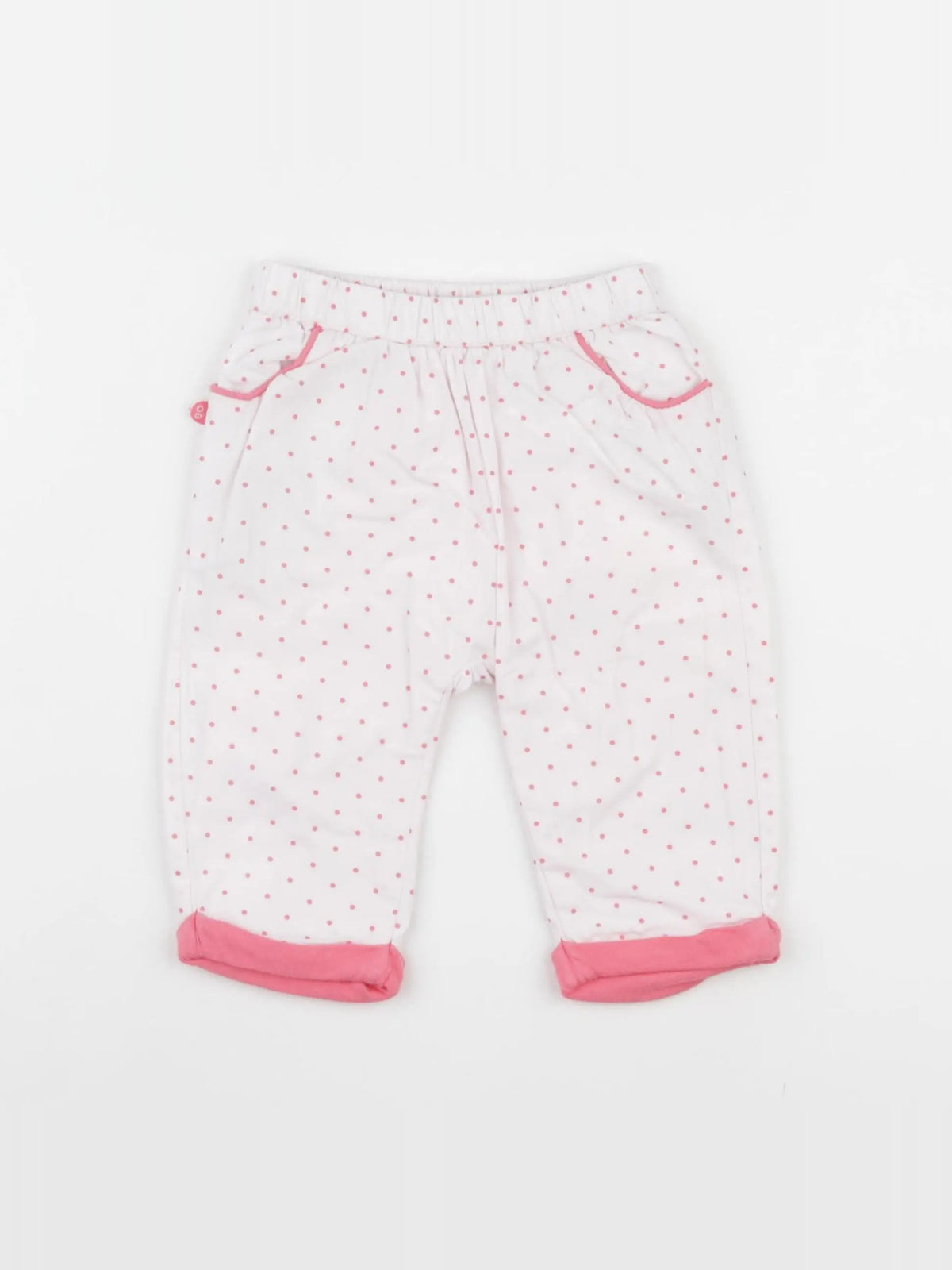 Obaïbi - pantalon rose - 9 mois
