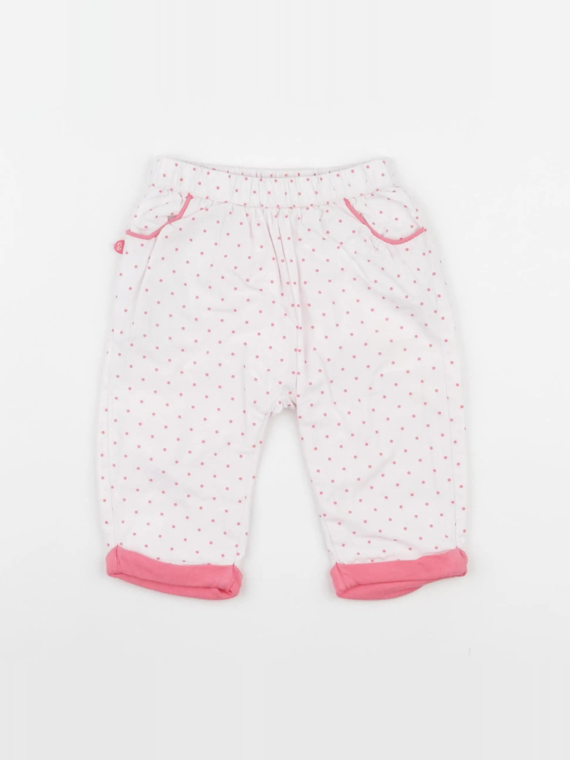 Obaïbi - pantalon rose - 9 mois
