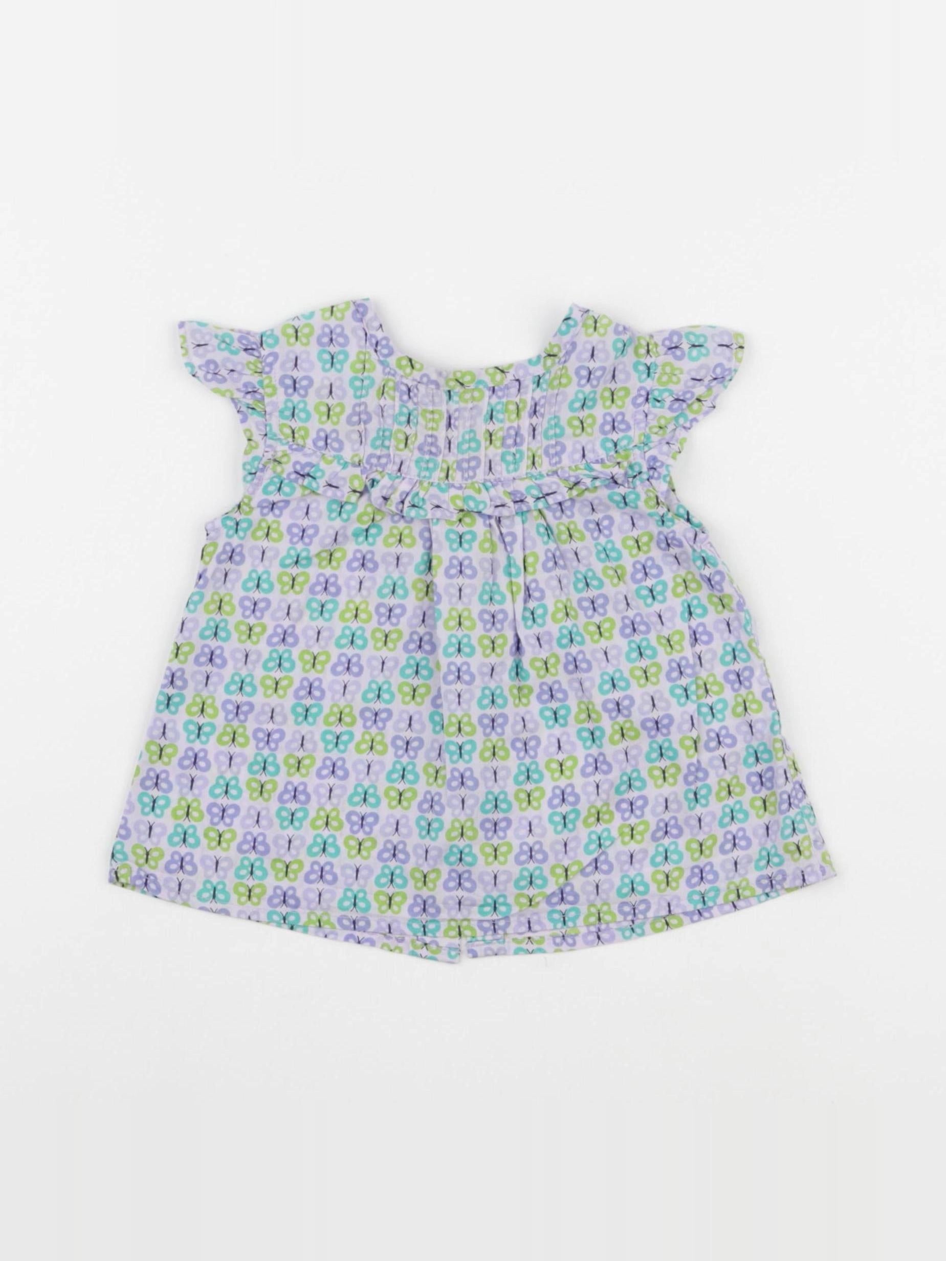 DPAM - blouse bleu - 6 mois