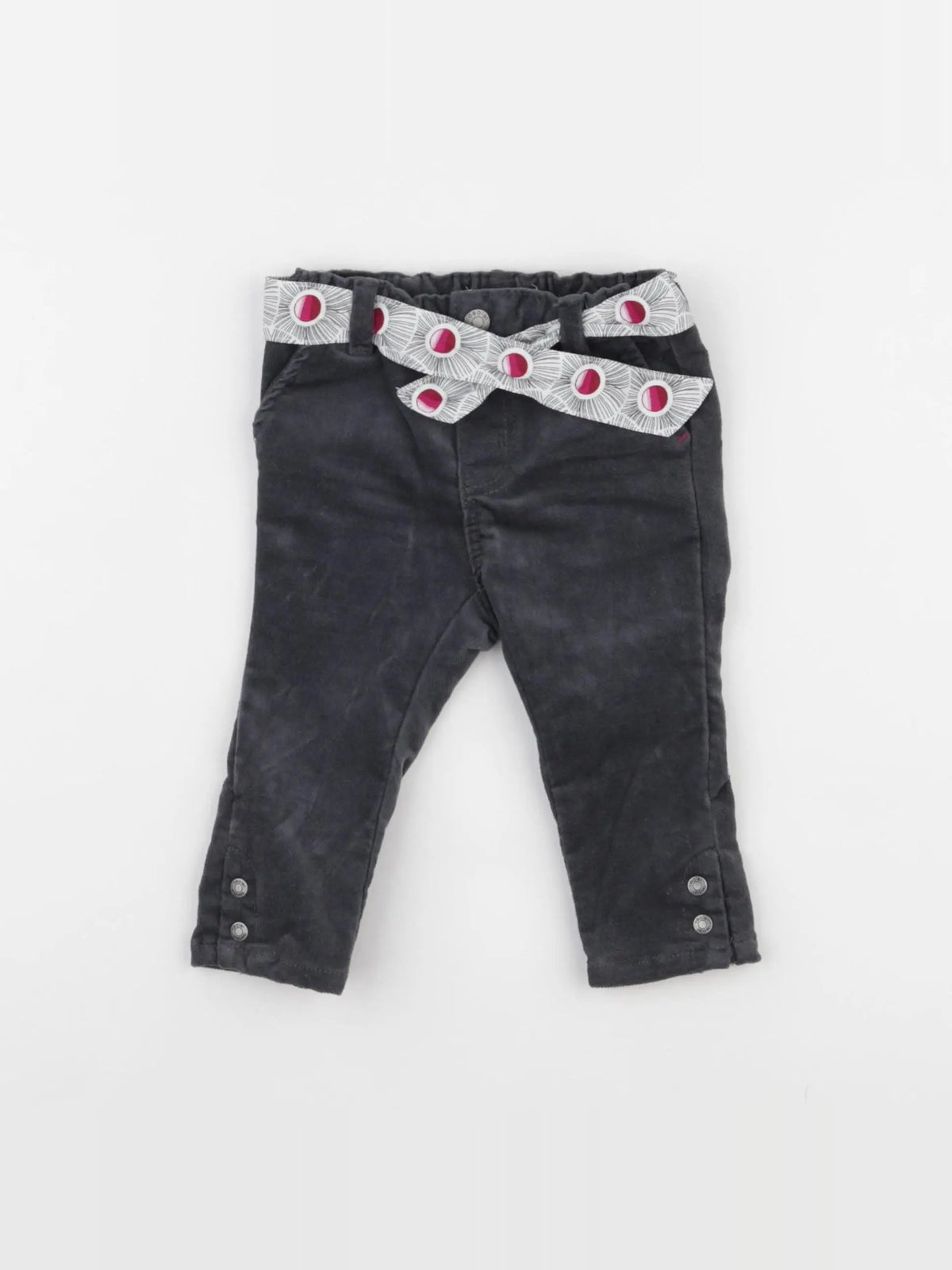 Obaïbi - pantalon gris - 6 mois