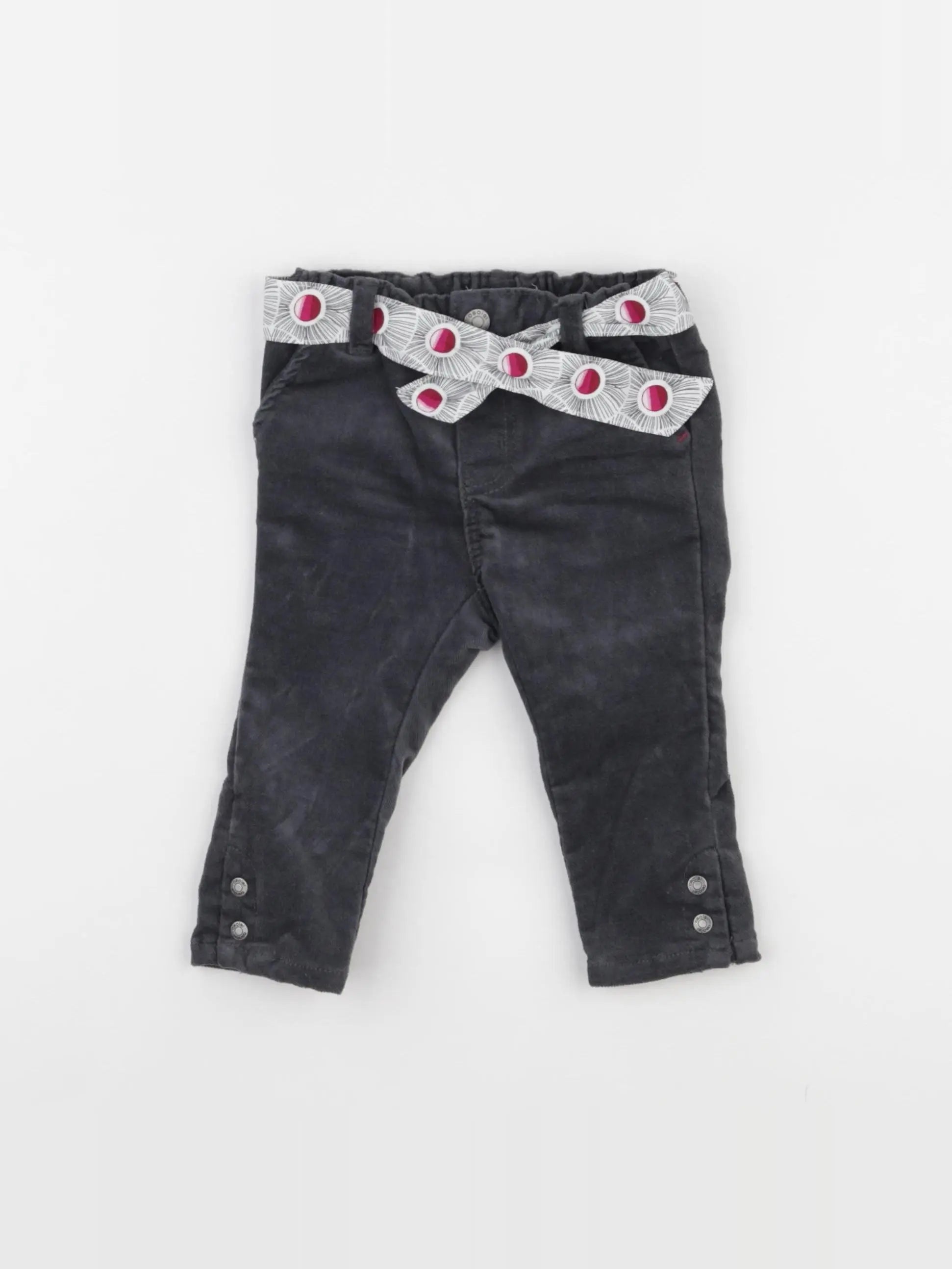 Obaïbi - pantalon gris - 6 mois