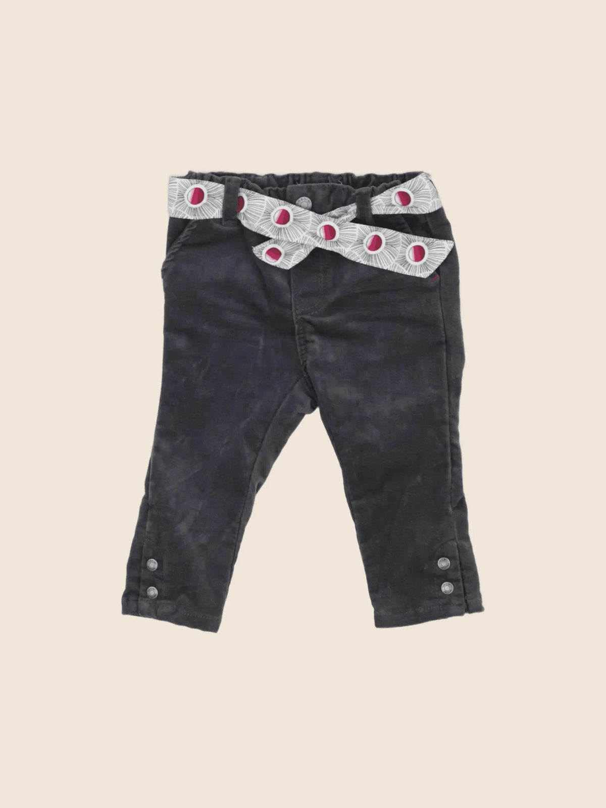 Obaïbi - pantalon gris - 6 mois